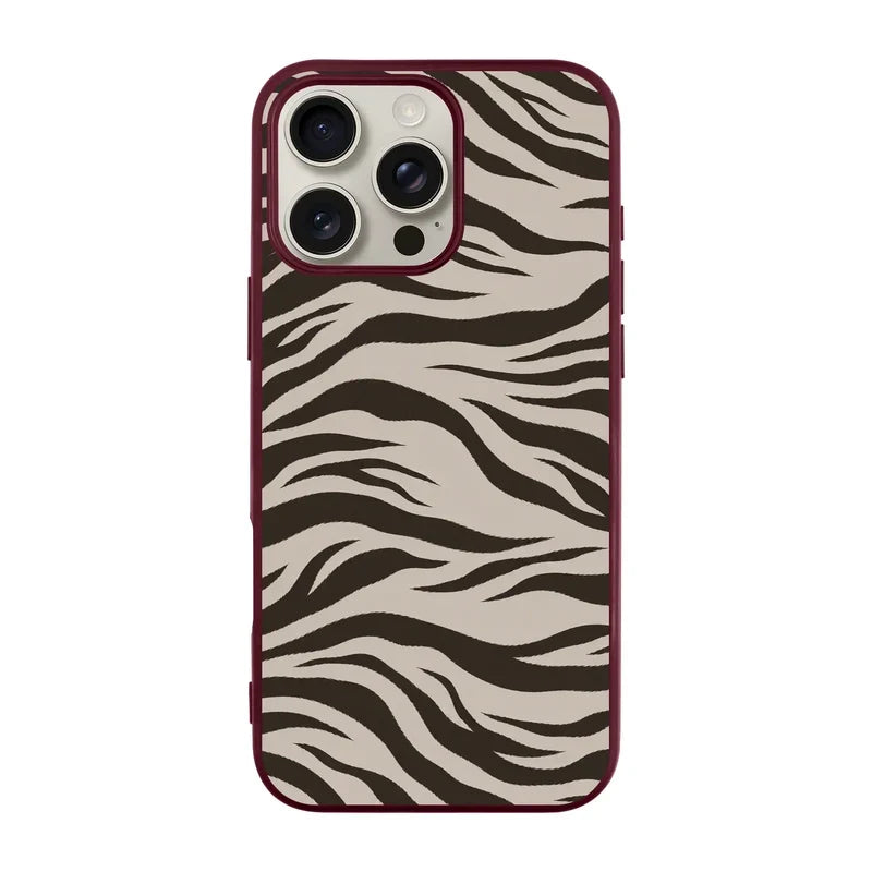 Espresso Zebra-Ultra Silikon Kılıf-Iphone 15