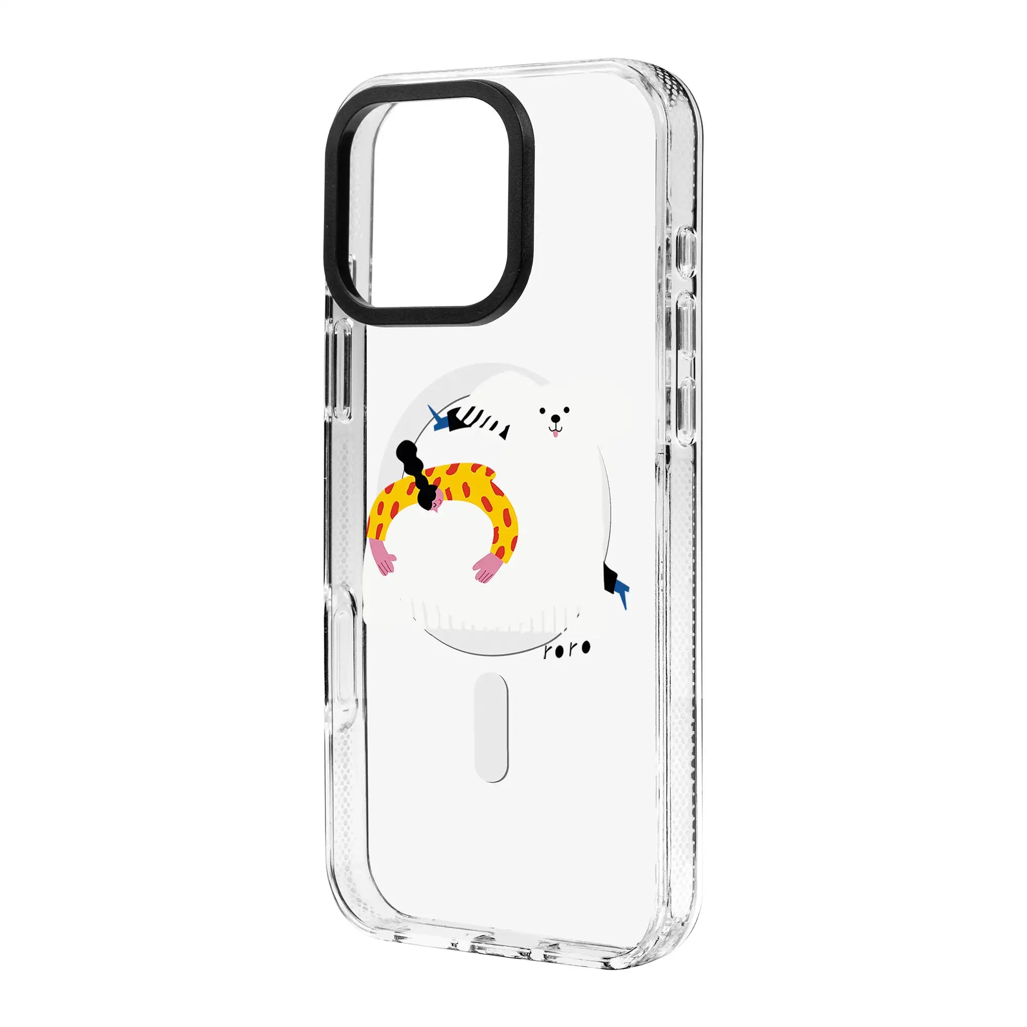 Fancy Dog-Clear Kılıf Magsafe Özellikli - Iphone 16