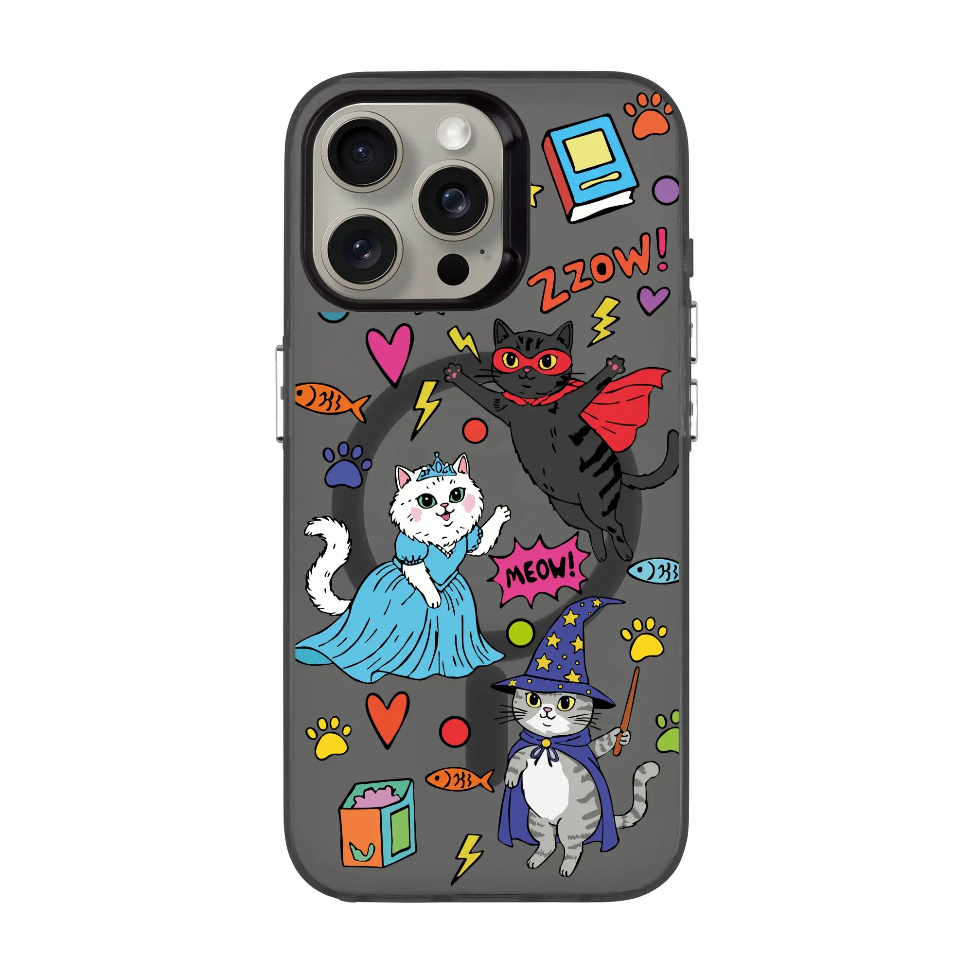 Fantastic Cats-Hold Kılıf Magsafe Özellikli - Iphone 15 Pro Max
