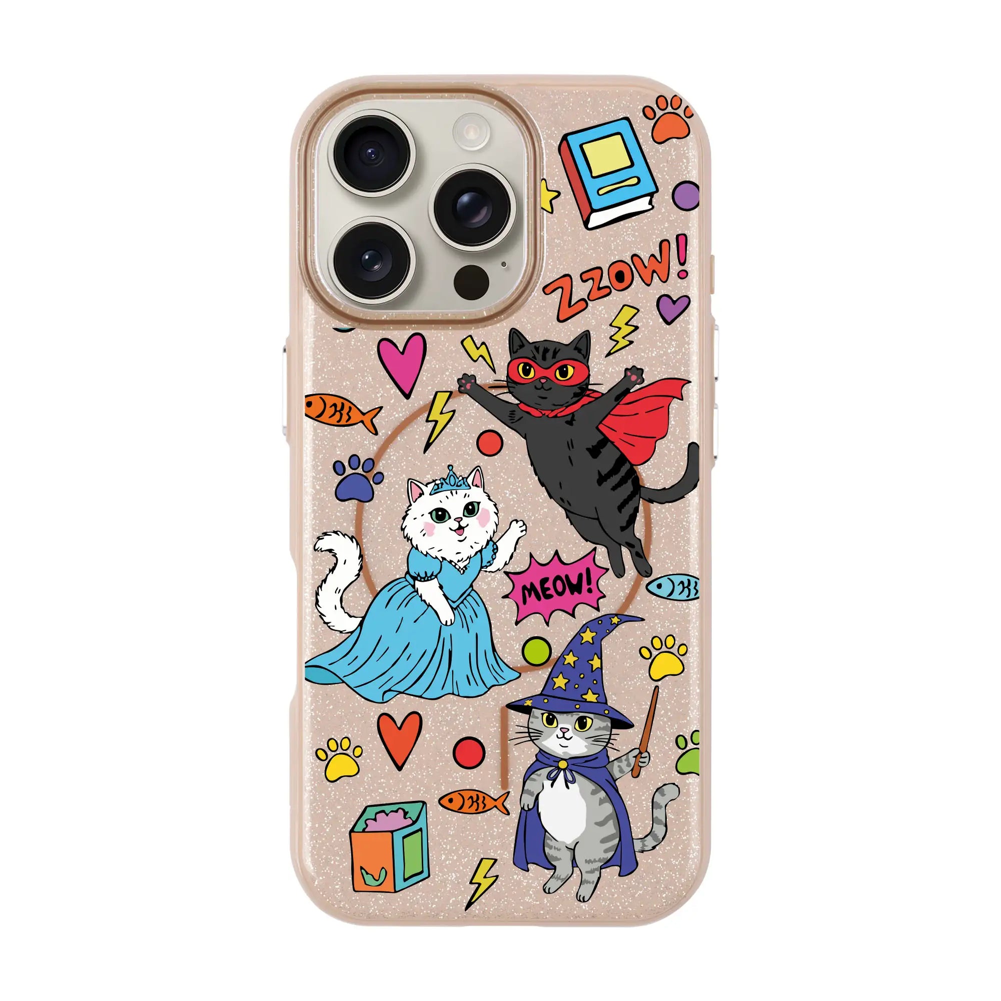 Fantastic Cats-Radiant Kılıf Magsafe Özellikli - Iphone 15