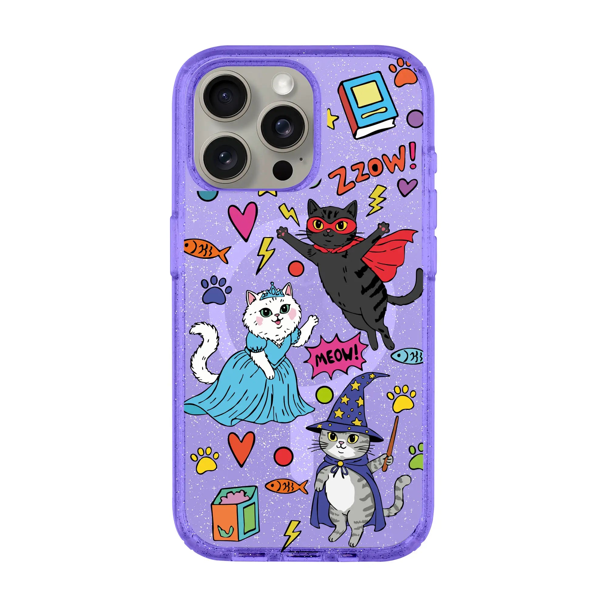 Fantastic Cats-Shiny Kılıf Magsafe Özellikli - Iphone 15