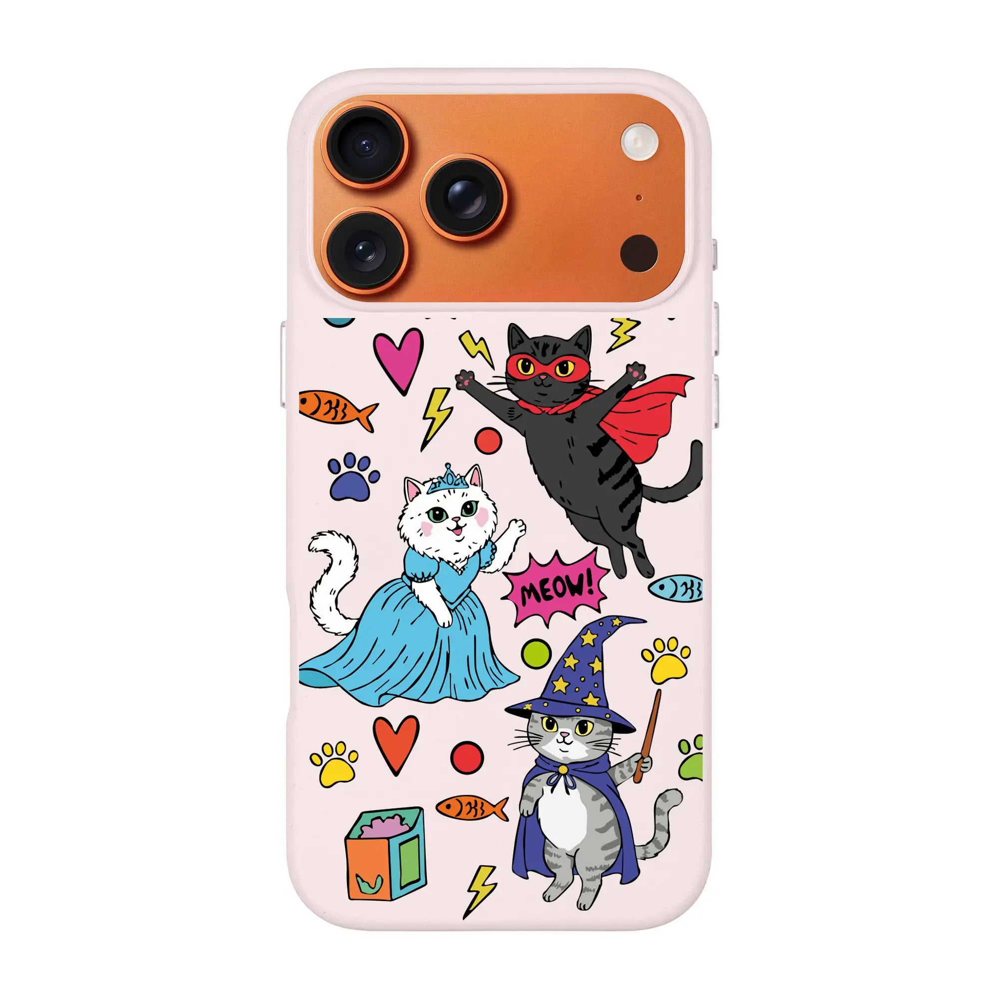 Fantastic Cats-Signature Leather Kılıf Magsafe Özellikli - Iphone 17 Pro Max