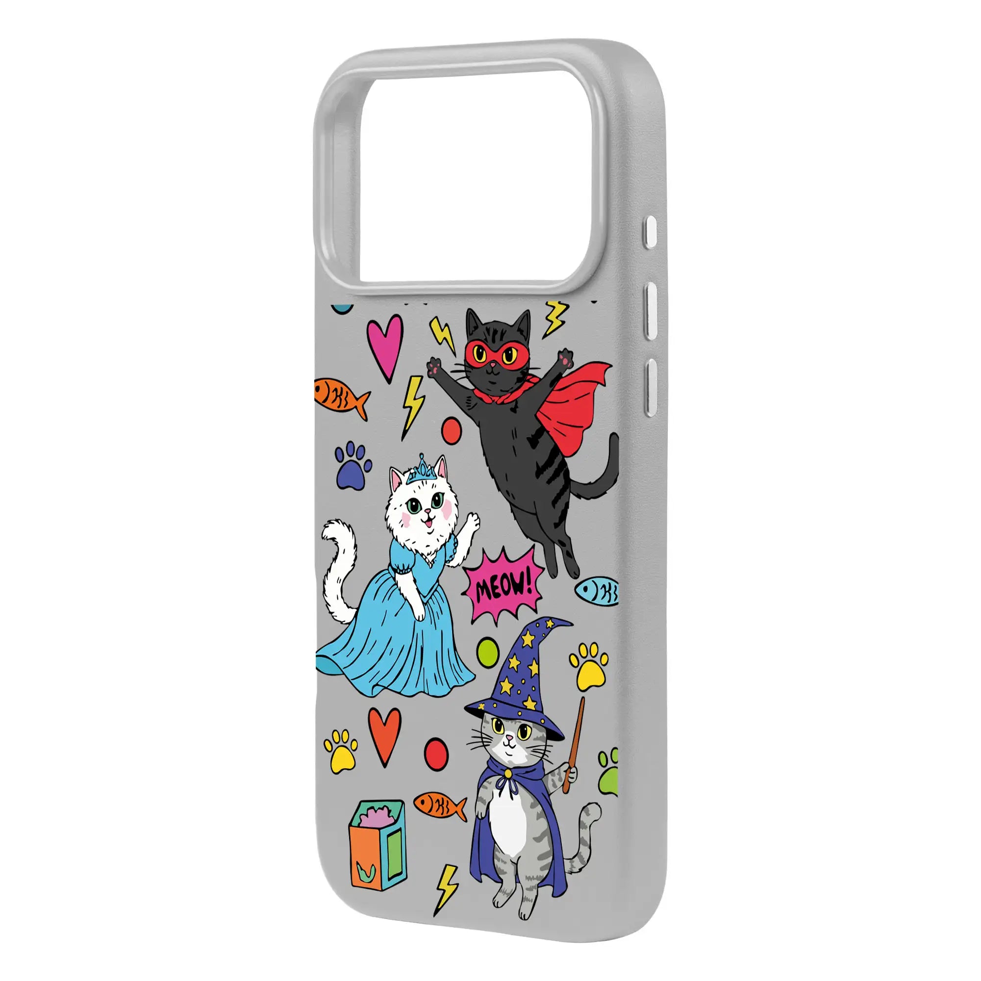 Fantastic Cats-Signature Leather Kılıf Magsafe Özellikli - Iphone 17 Pro