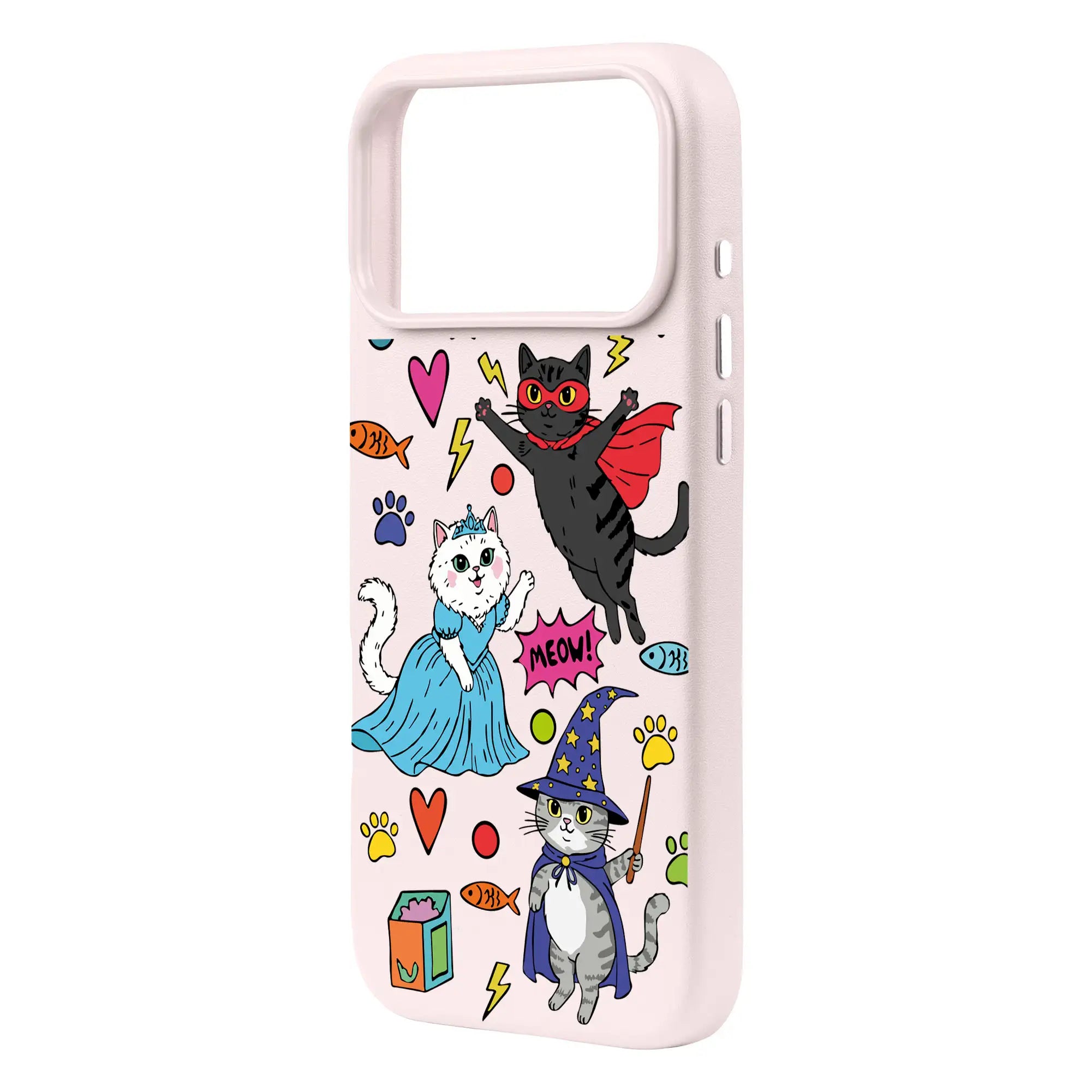 Fantastic Cats-Signature Leather Kılıf Magsafe Özellikli - Iphone 17