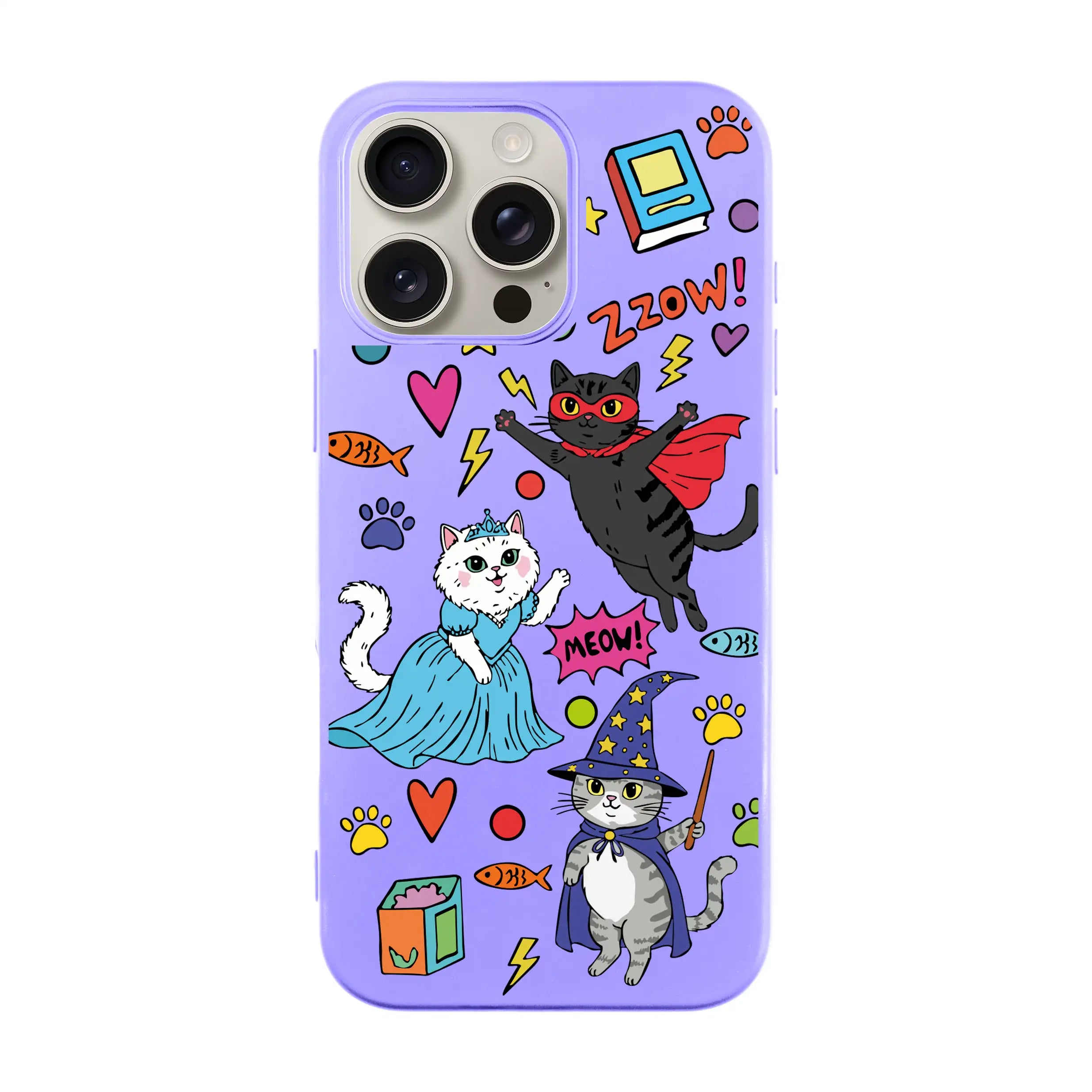 Fantastic Cats-Ultra Silikon Kılıf-Iphone 16 Pro