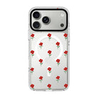 Flower Power-Clear Kılıf Magsafe Özellikli - Iphone 17 Pro