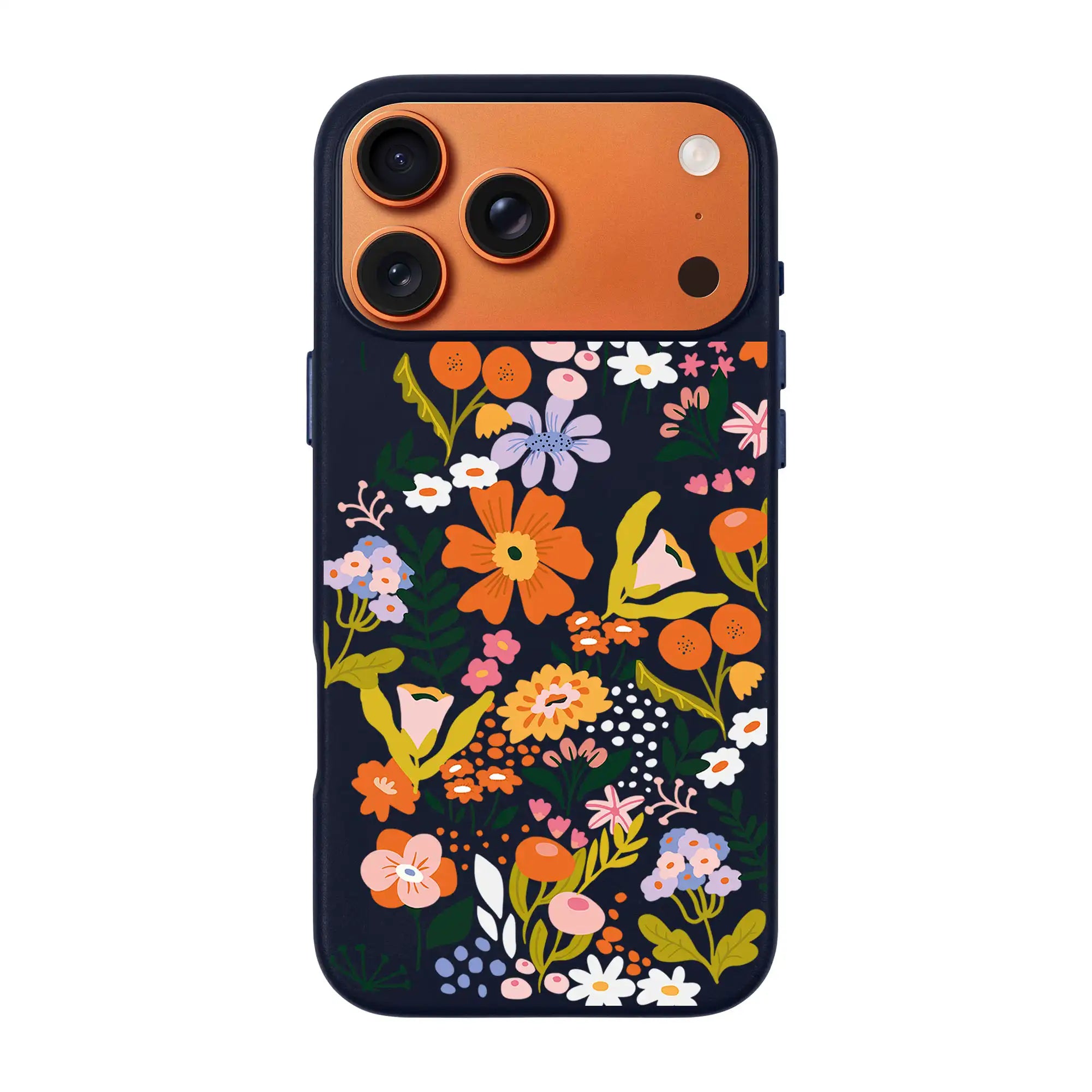 Flower-Signature Leather Kılıf Magsafe Özellikli - Iphone 17 Pro Max