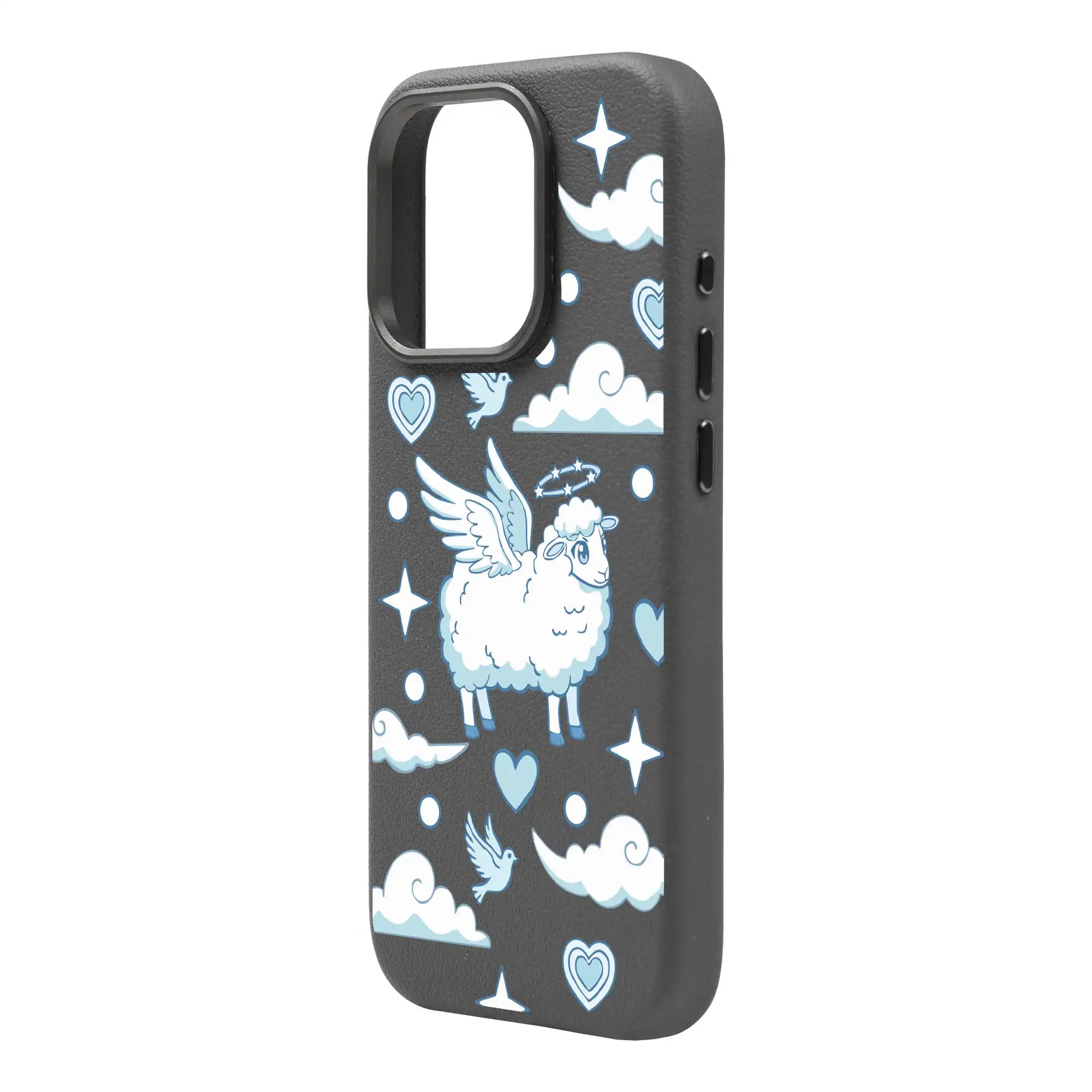 Flying Sheep-Leather Premium Kılıf Magsafe Özellikli - Iphone 16 Pro Max
