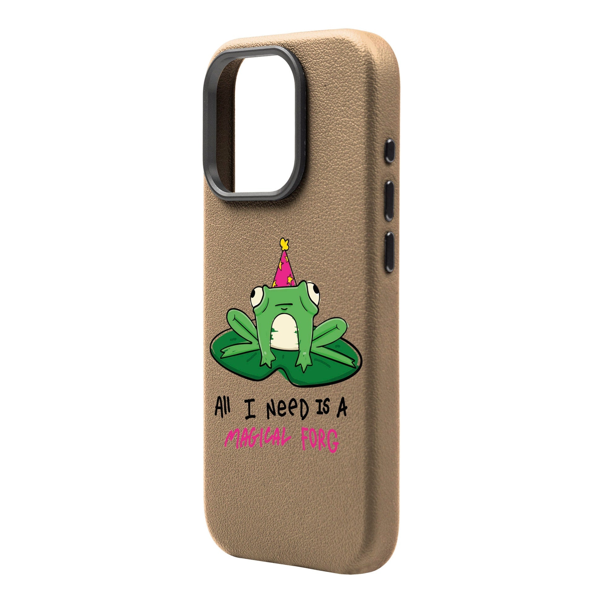 Forg-Leather Premium Kılıf Magsafe Özellikli - Iphone 16 Pro
