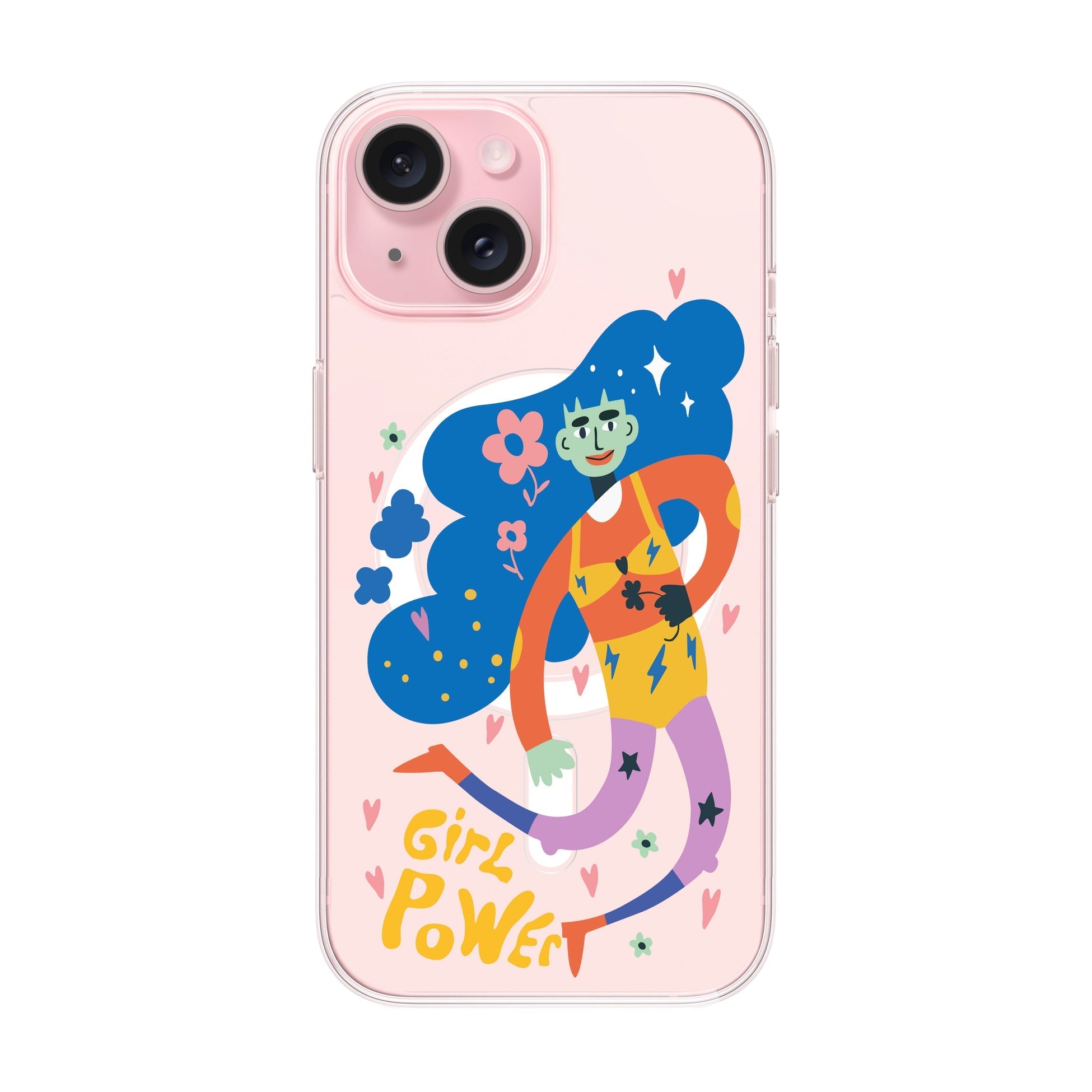 Girl Power-Solid Kılıf Magsafe Özellikli - Iphone 15