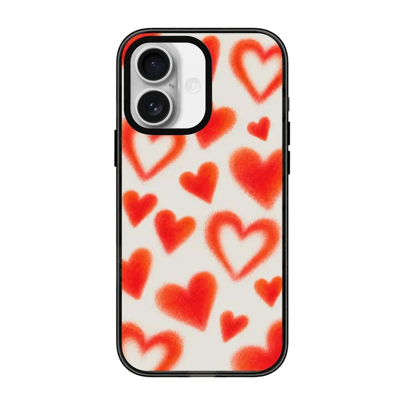 Glowing Hearts-Power Kılıf - Iphone 16