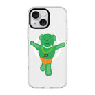 Green Bear-Clear Kılıf Magsafe Özellikli - Iphone 15 Plus