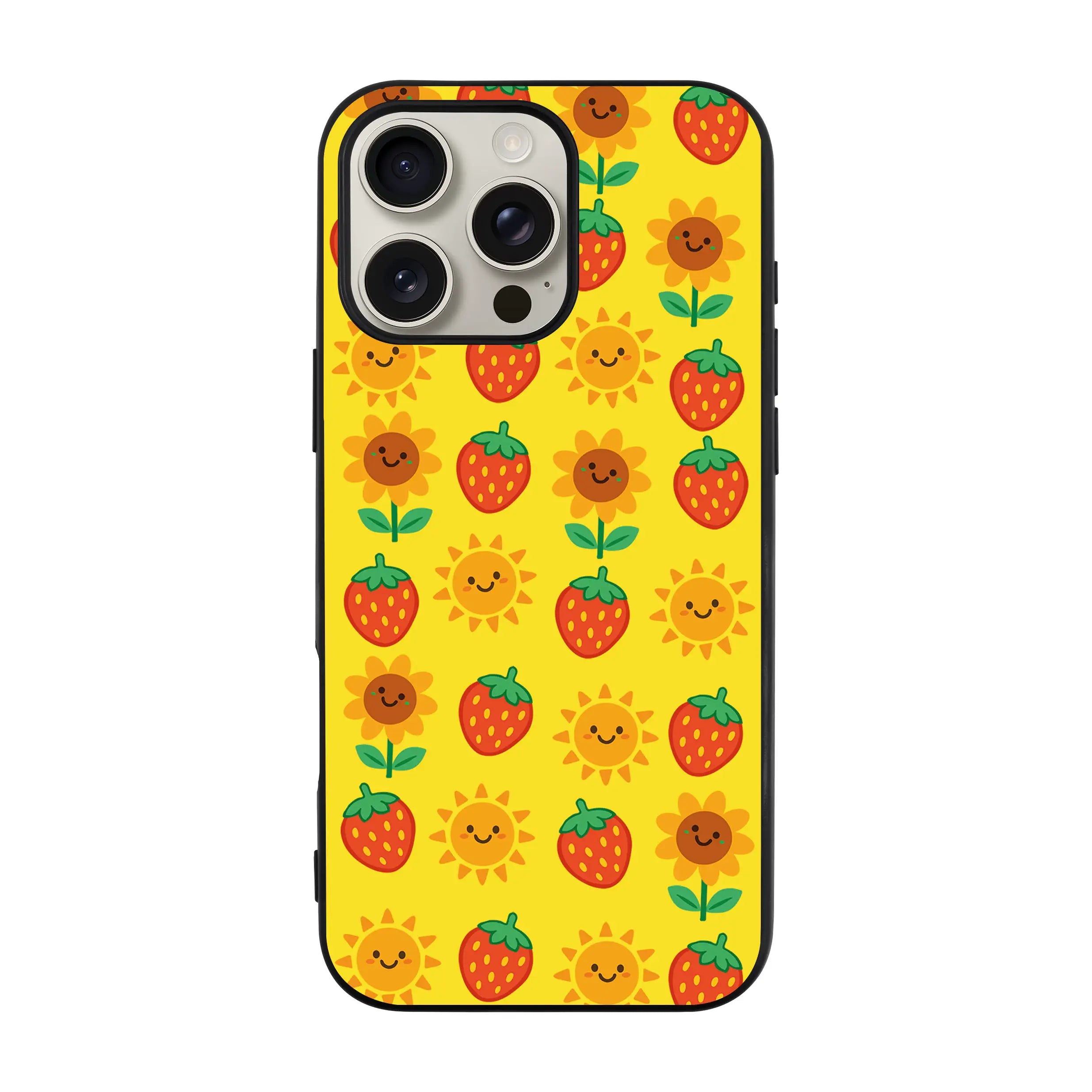 Happy Berry Bloom-Ultra Silikon Kılıf-Iphone 16
