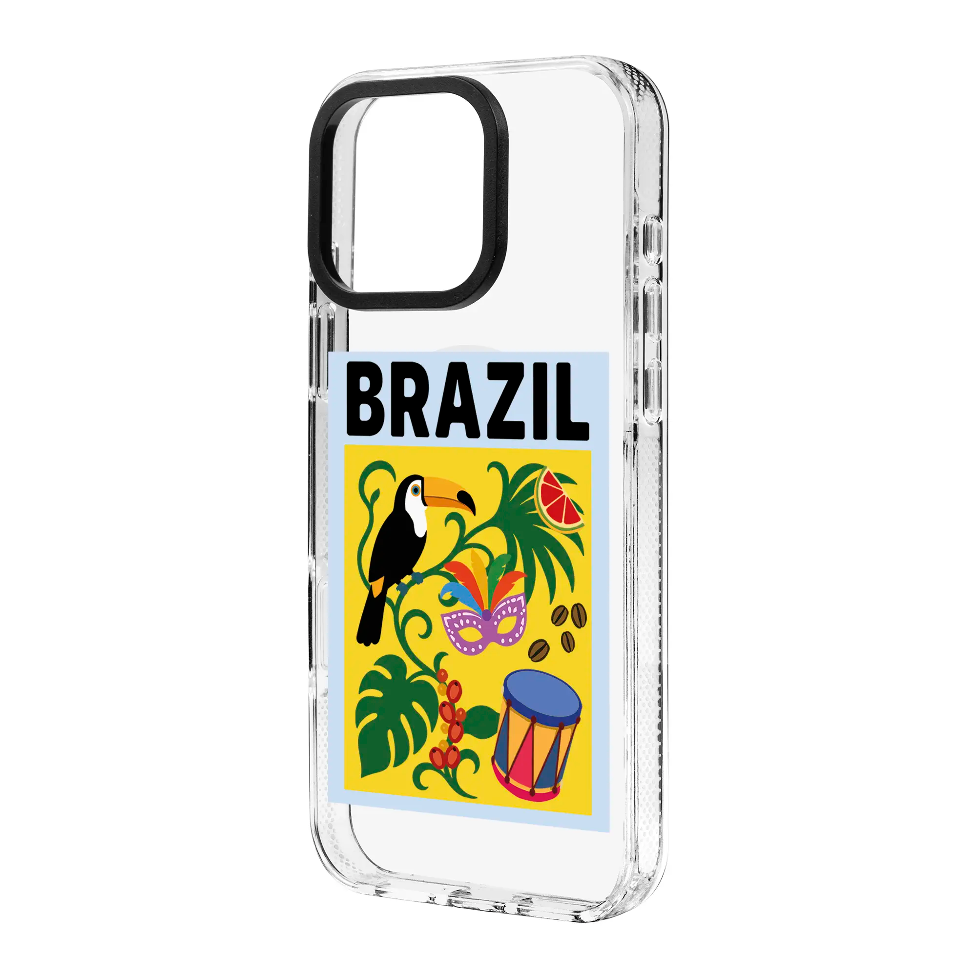 I Am Brazilian-Clear Kılıf Magsafe Özellikli - Iphone 15 Pro
