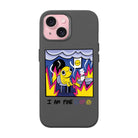 I Am Fine-Leather Premium Kılıf Magsafe Özellikli - Iphone 15