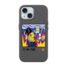I Am Fine-Leather Premium Kılıf Magsafe Özellikli - Iphone 15