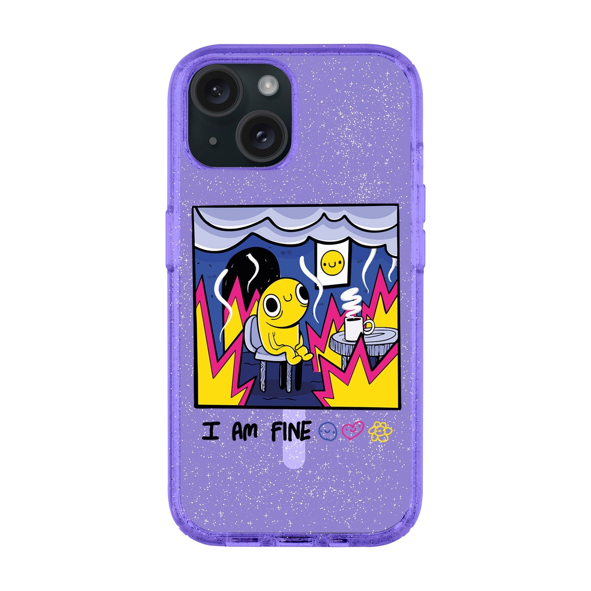 I Am Fine-Shiny Kılıf Magsafe Özellikli - Iphone 15