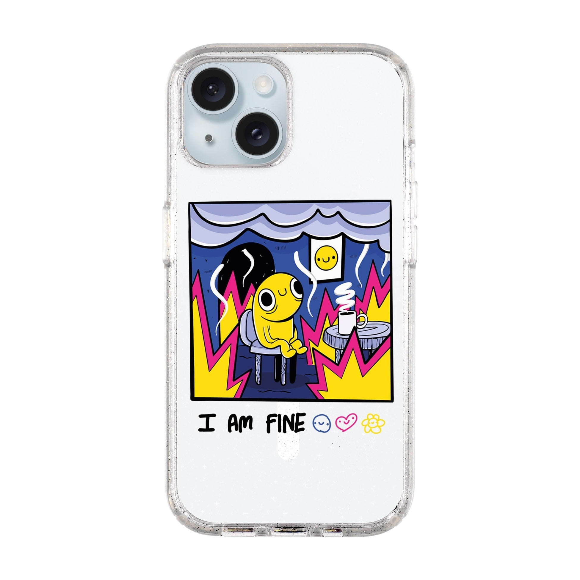 I Am Fine-Shiny Kılıf Magsafe Özellikli - Iphone 15