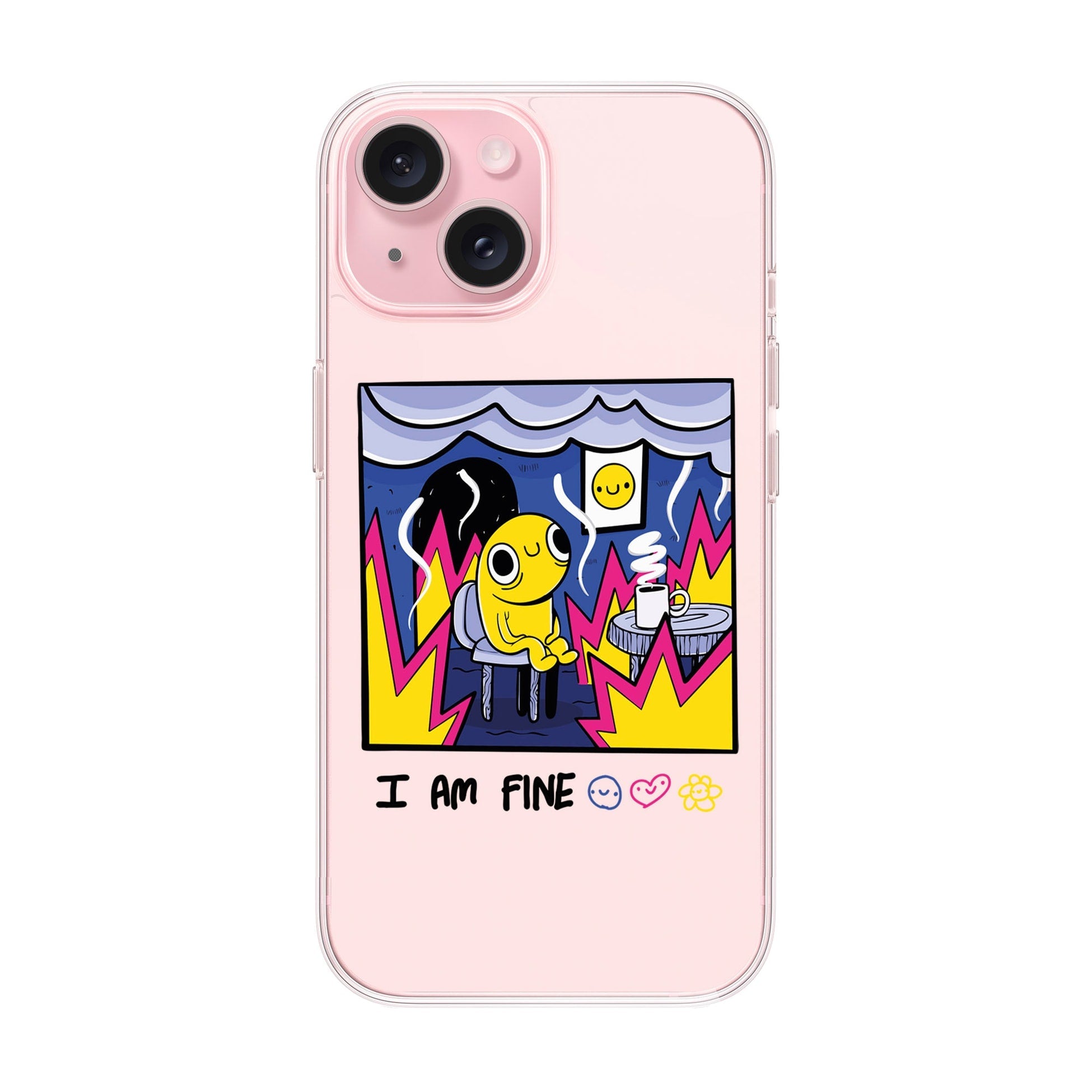 I Am Fine-Solid Kılıf - Iphone 15