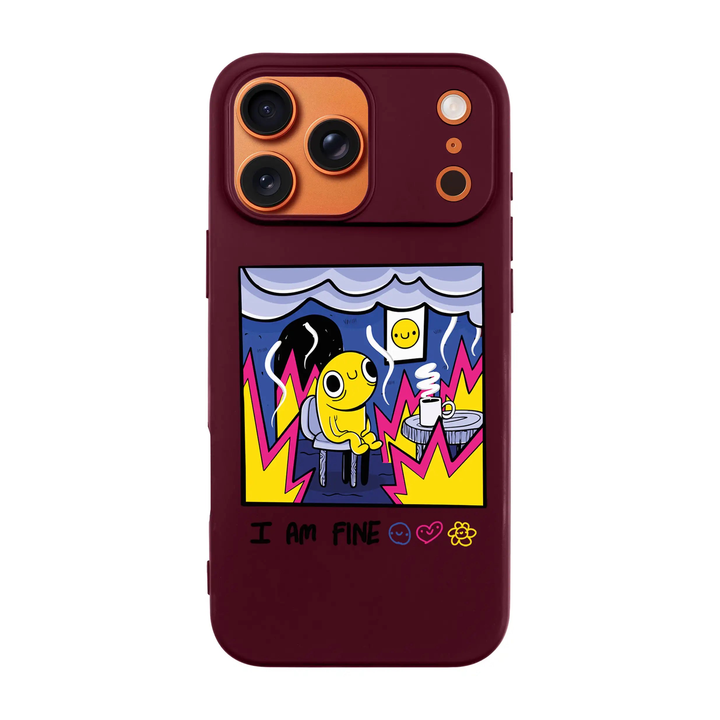 I Am Fine-Ultra Silikon Kılıf-Iphone 17 Pro