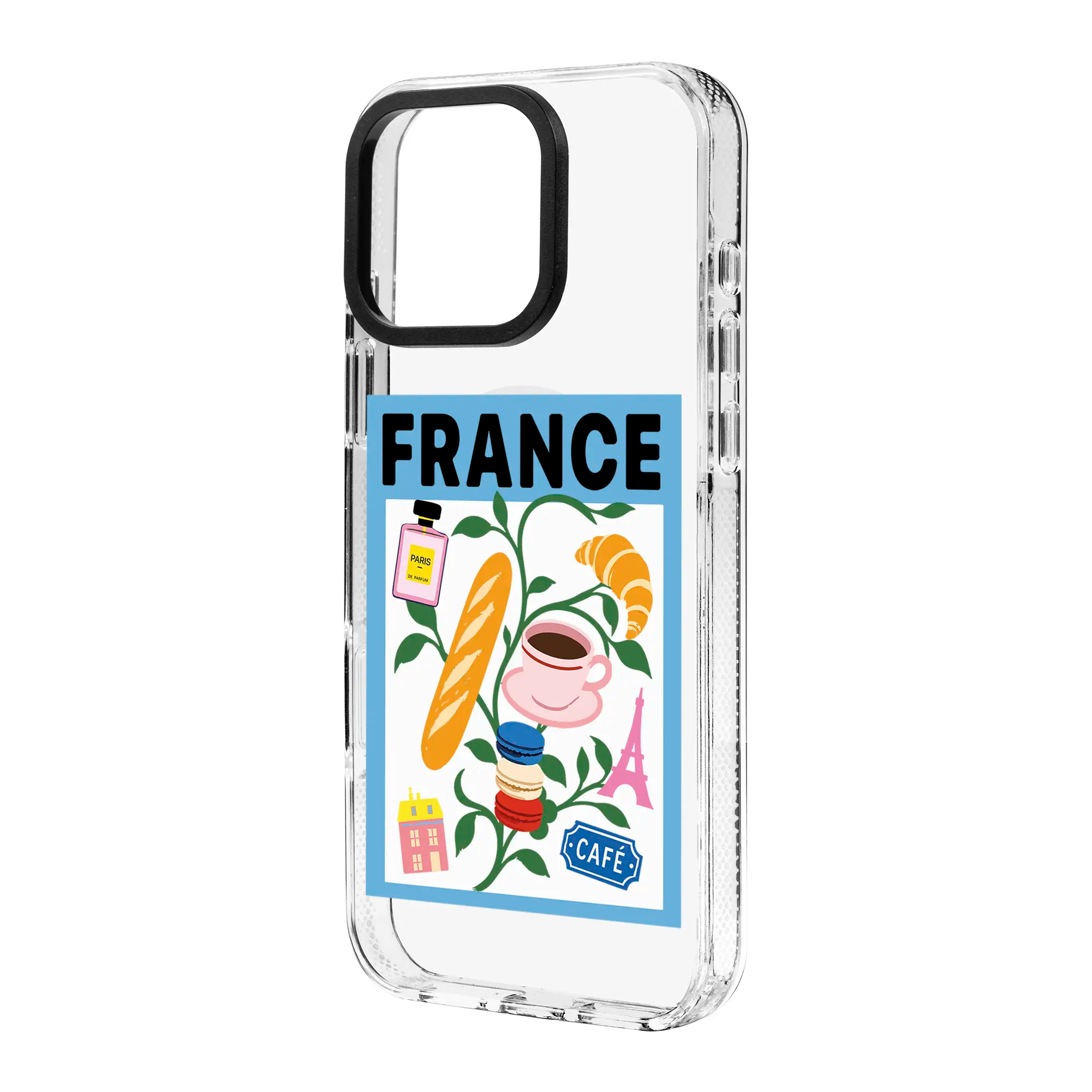 I Am French-Clear Kılıf Magsafe Özellikli - Iphone 15 Pro