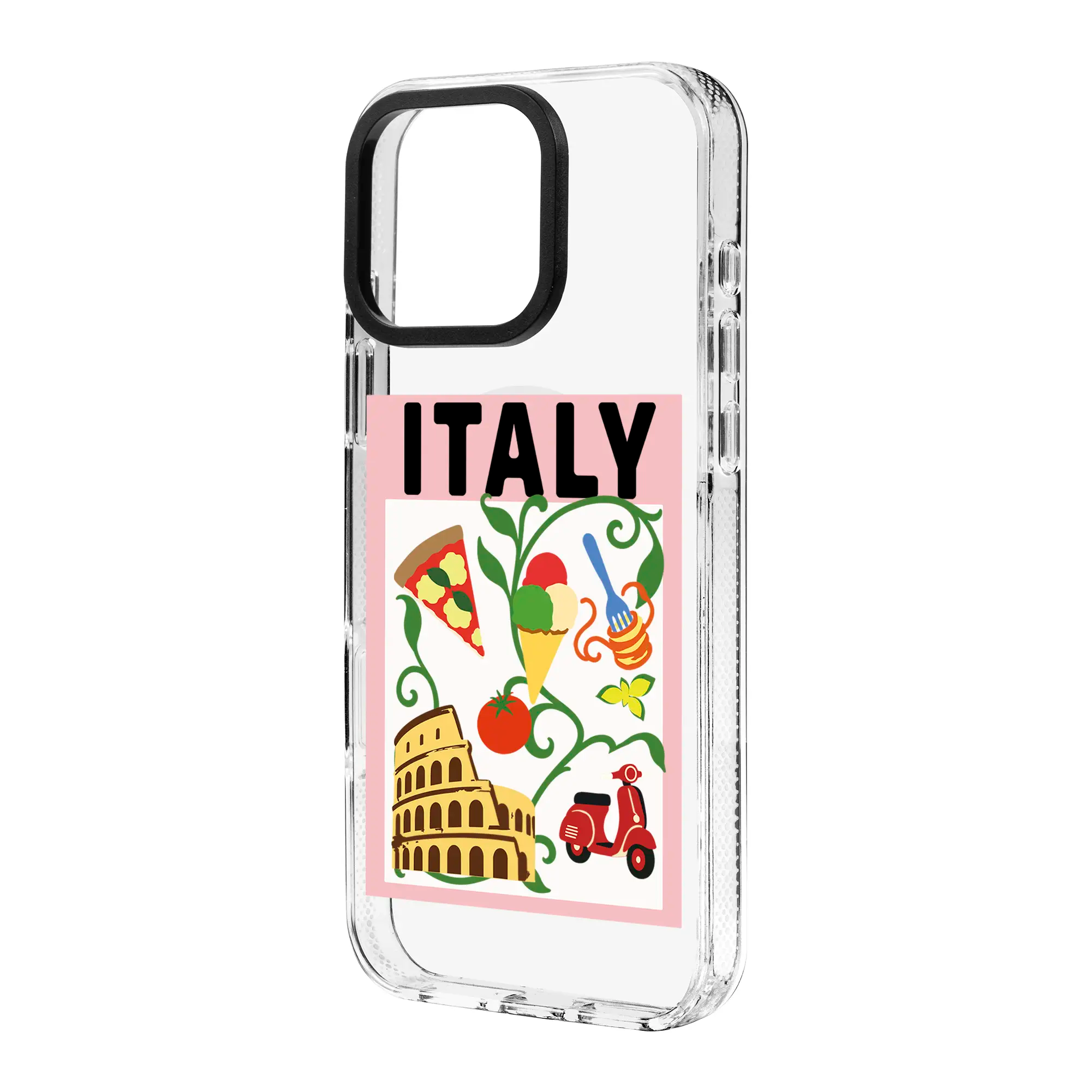I Am Italian-Clear Kılıf Magsafe Özellikli - Iphone 16 Pro