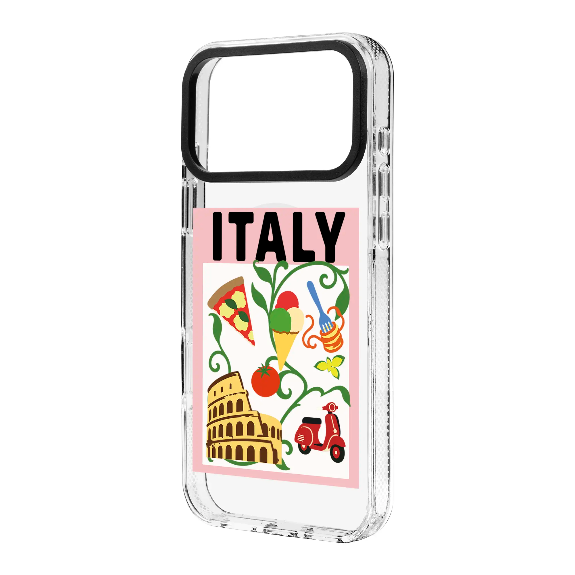 I Am Italian-Clear Kılıf Magsafe Özellikli - Iphone 17 Pro