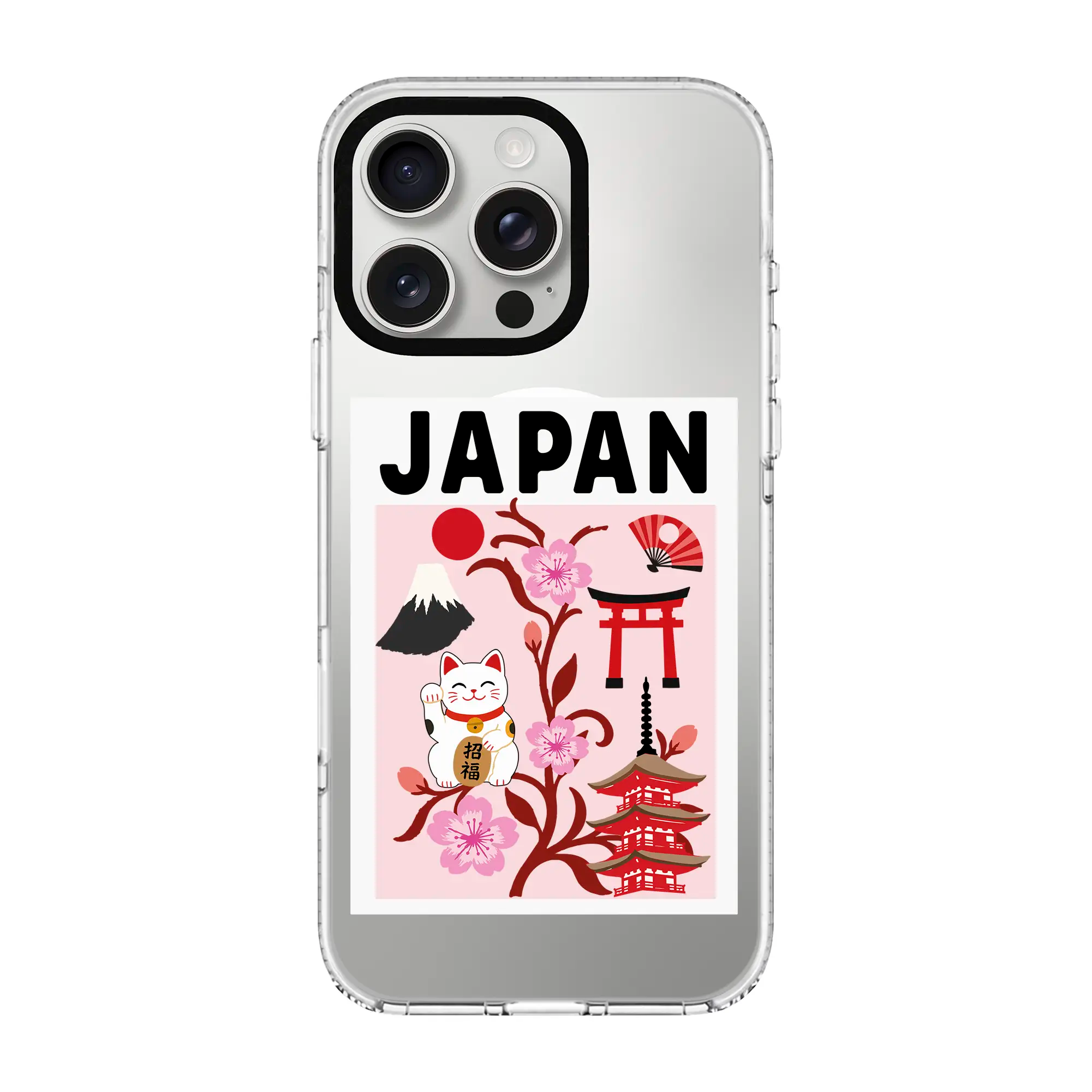 I Am Japanese-Clear Kılıf Magsafe Özellikli - Iphone 16 Pro