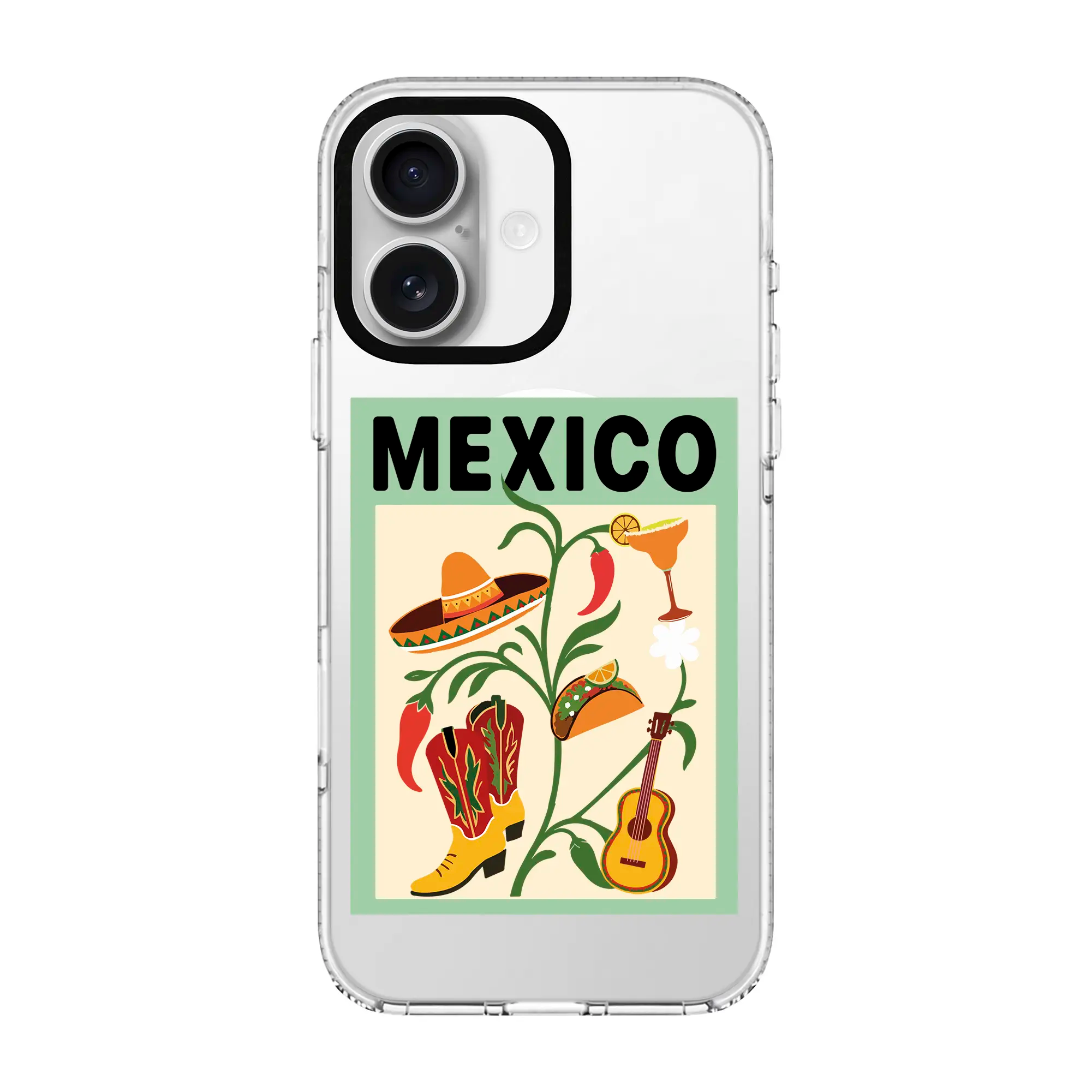 I Am Mexican-Clear Kılıf Magsafe Özellikli - Iphone 16 Plus