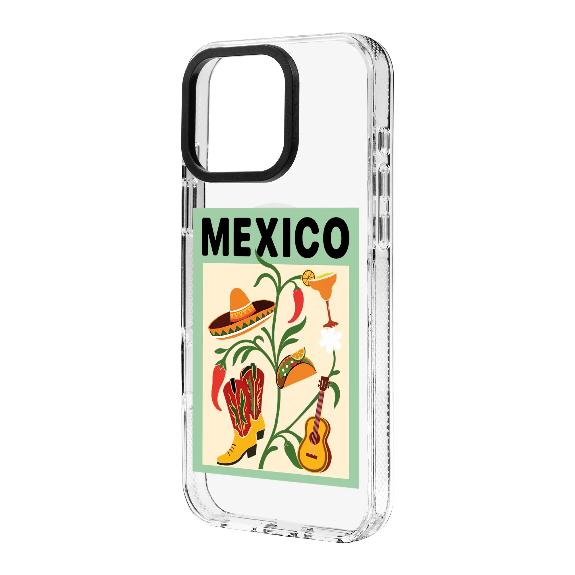 I Am Mexican-Clear Kılıf Magsafe Özellikli - Iphone 16 Plus