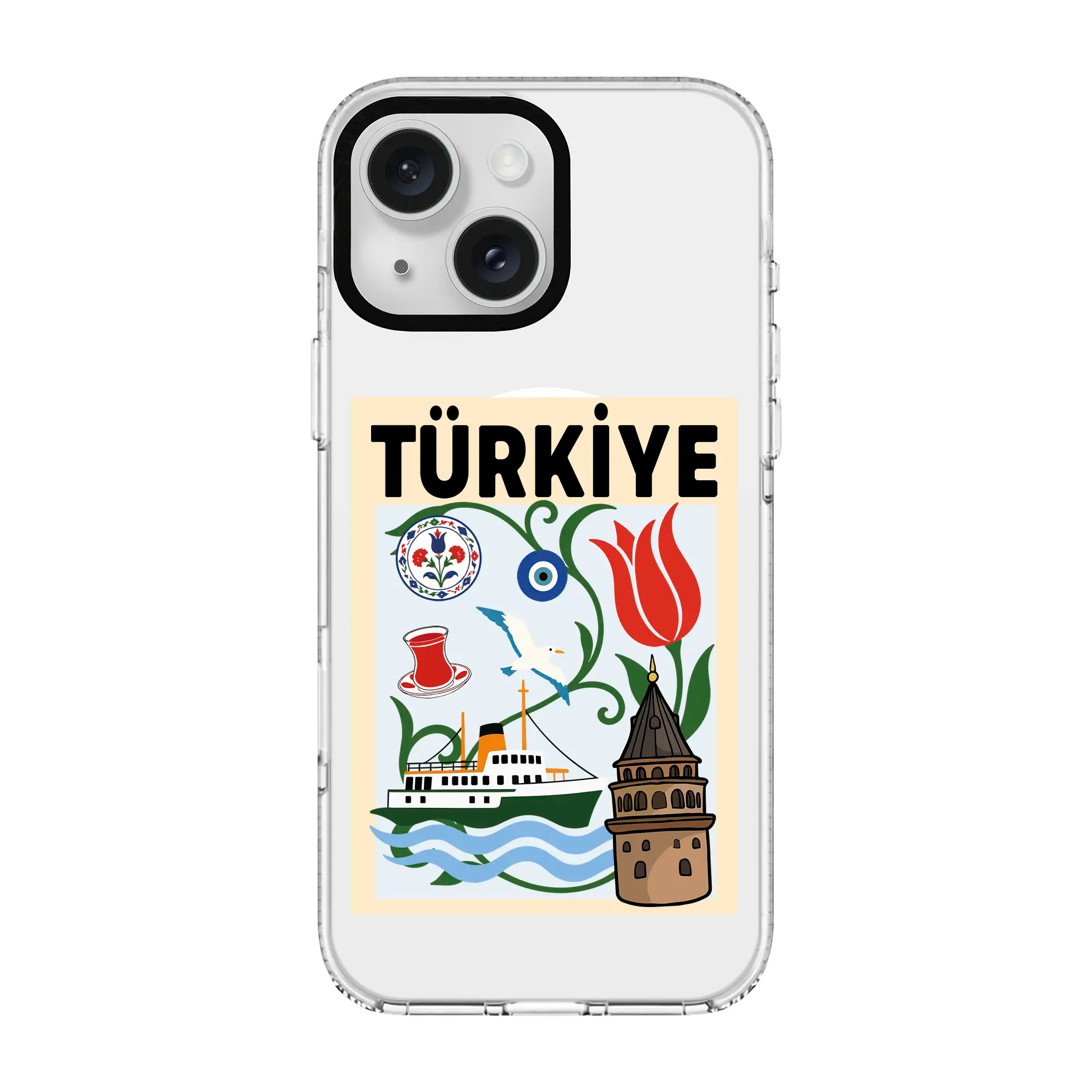 I Am Turkish-Clear Kılıf Magsafe Özellikli - Iphone 15