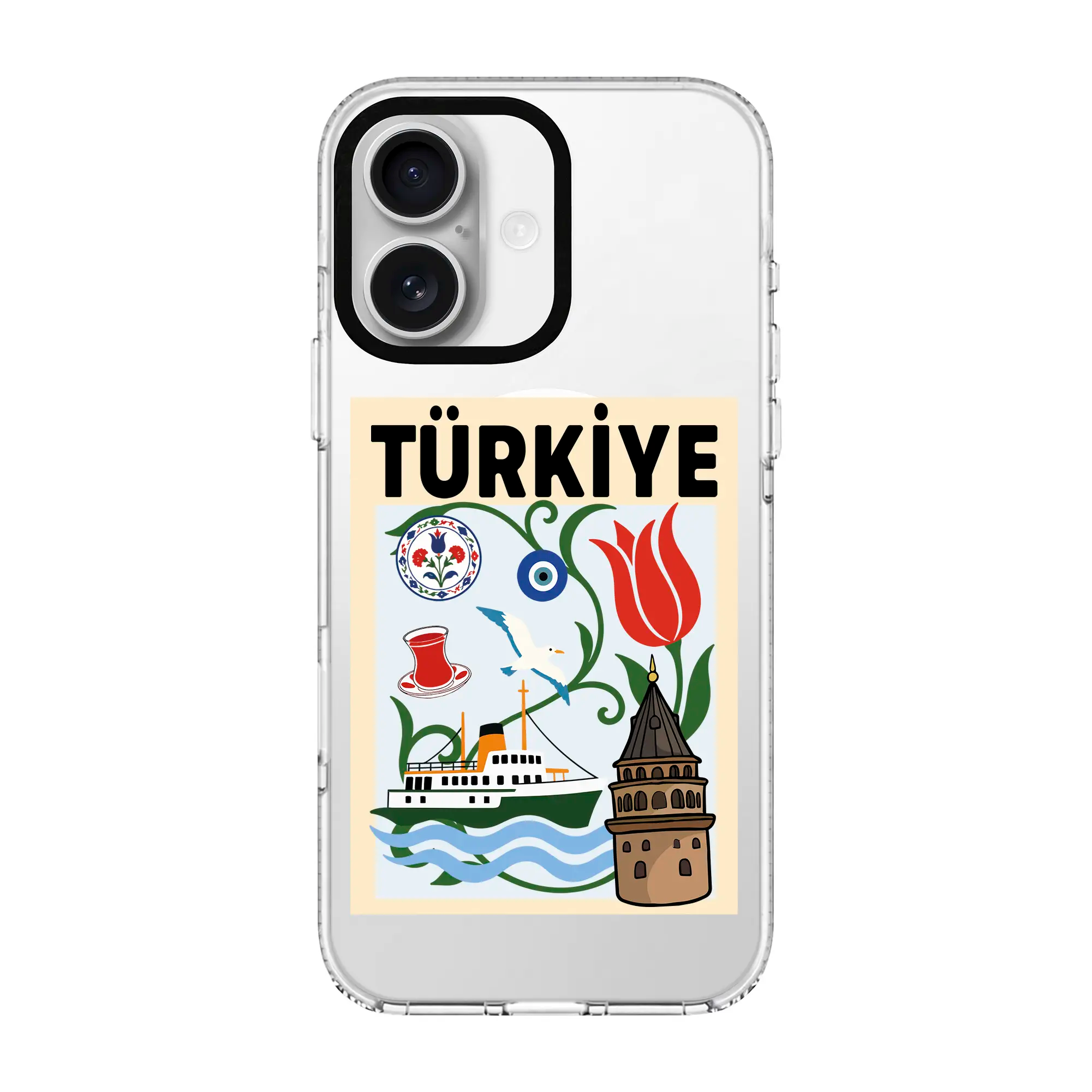 I Am Turkish-Clear Kılıf Magsafe Özellikli - Iphone 16