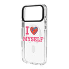 I Love Myself-Clear Kılıf Magsafe Özellikli - Iphone 17 Pro Max
