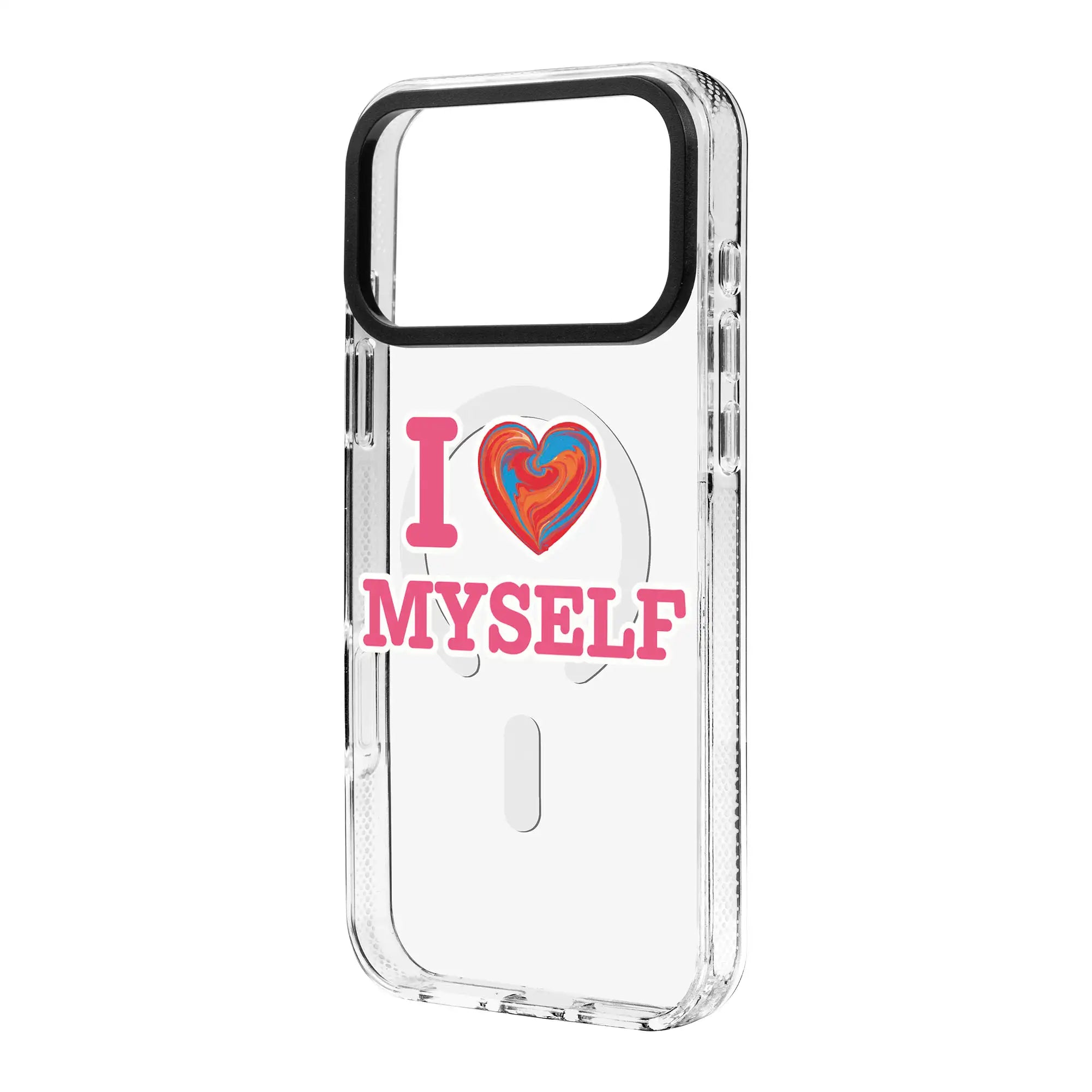 I Love Myself-Clear Kılıf Magsafe Özellikli - Iphone 17 Pro Max