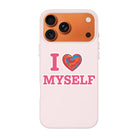 I Love Myself-Signature Leather Kılıf Magsafe Özellikli - Iphone 17 Pro Max