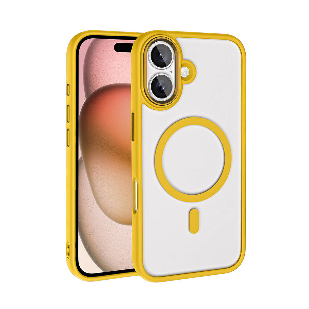 New-Iphone 16 Plus Hyaline Kılıf Magsafe Özellikli