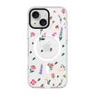 KiŞiYe Özel Little Blossoms Şeffaf-Clear Kılıf Magsafe Özellikli - Iphone 16E