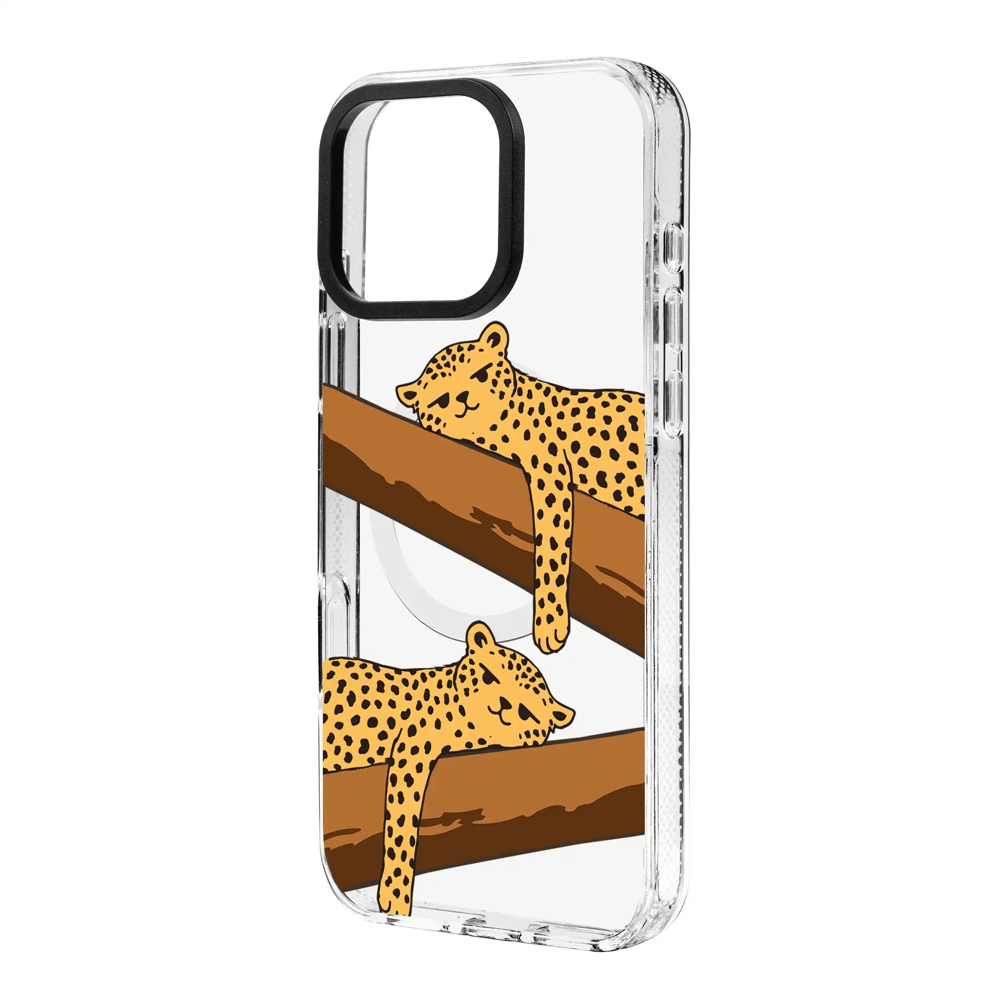 Leopard Siesta-Clear Kılıf Magsafe Özellikli - Iphone 17E