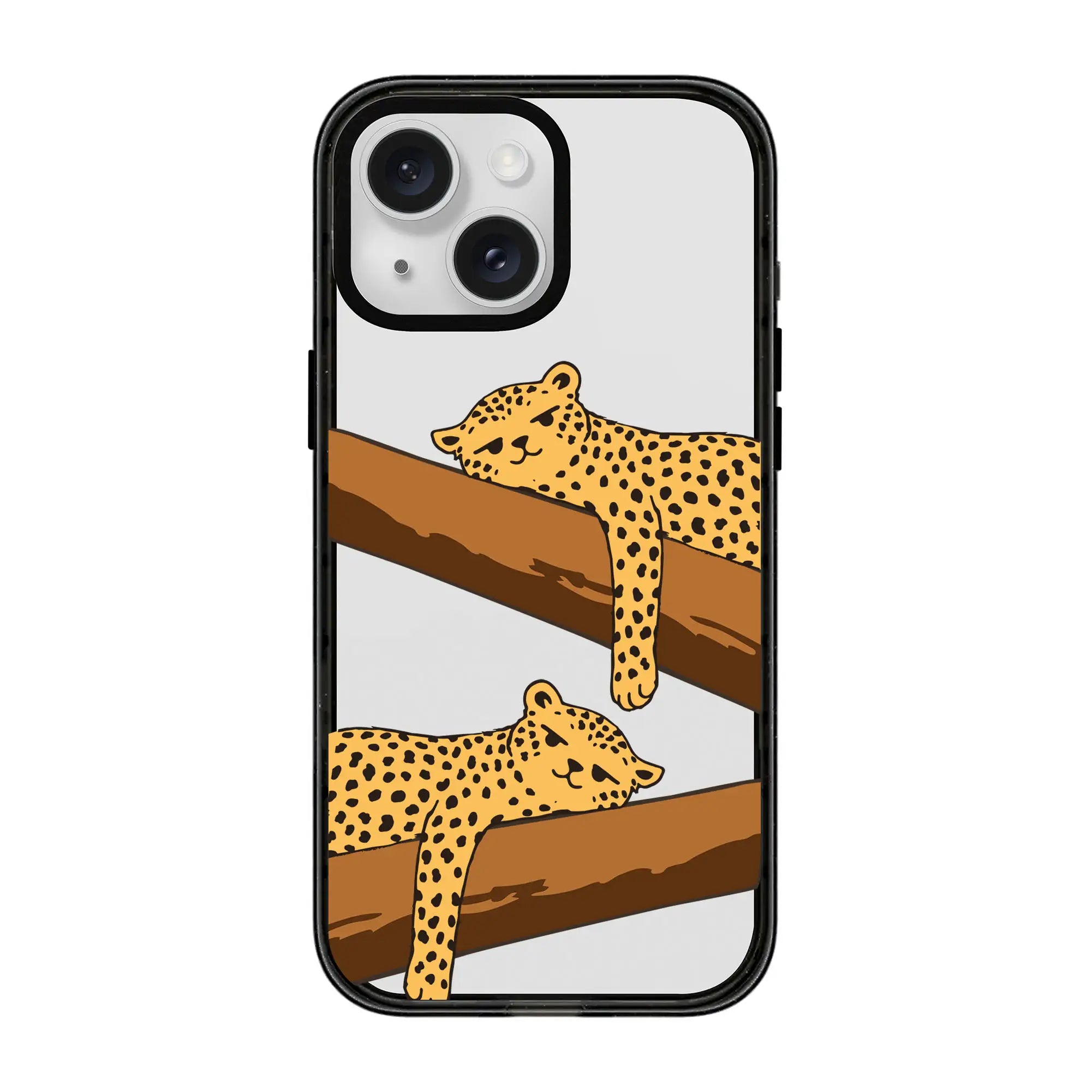 Leopard Siesta-Power Kılıf - Iphone 15