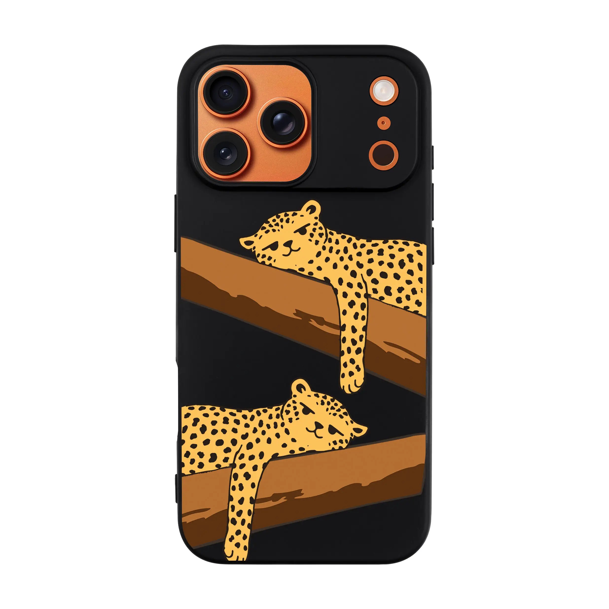 Leopard Siesta-Ultra Silikon Kılıf-Iphone 17 Pro