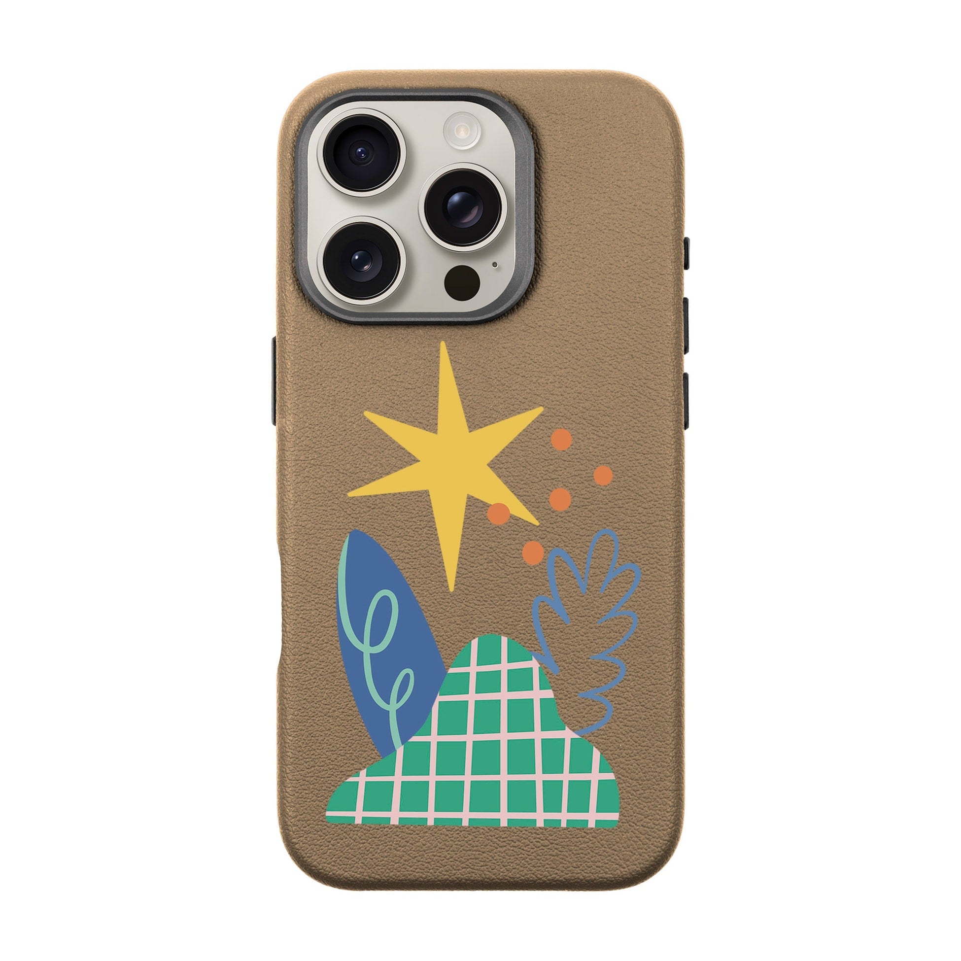 Little Nature-Leather Premium Kılıf Magsafe Özellikli - Iphone 16 Pro
