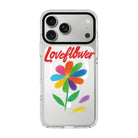 Love Flower-Clear Kılıf Magsafe Özellikli - Iphone 17 Pro Max