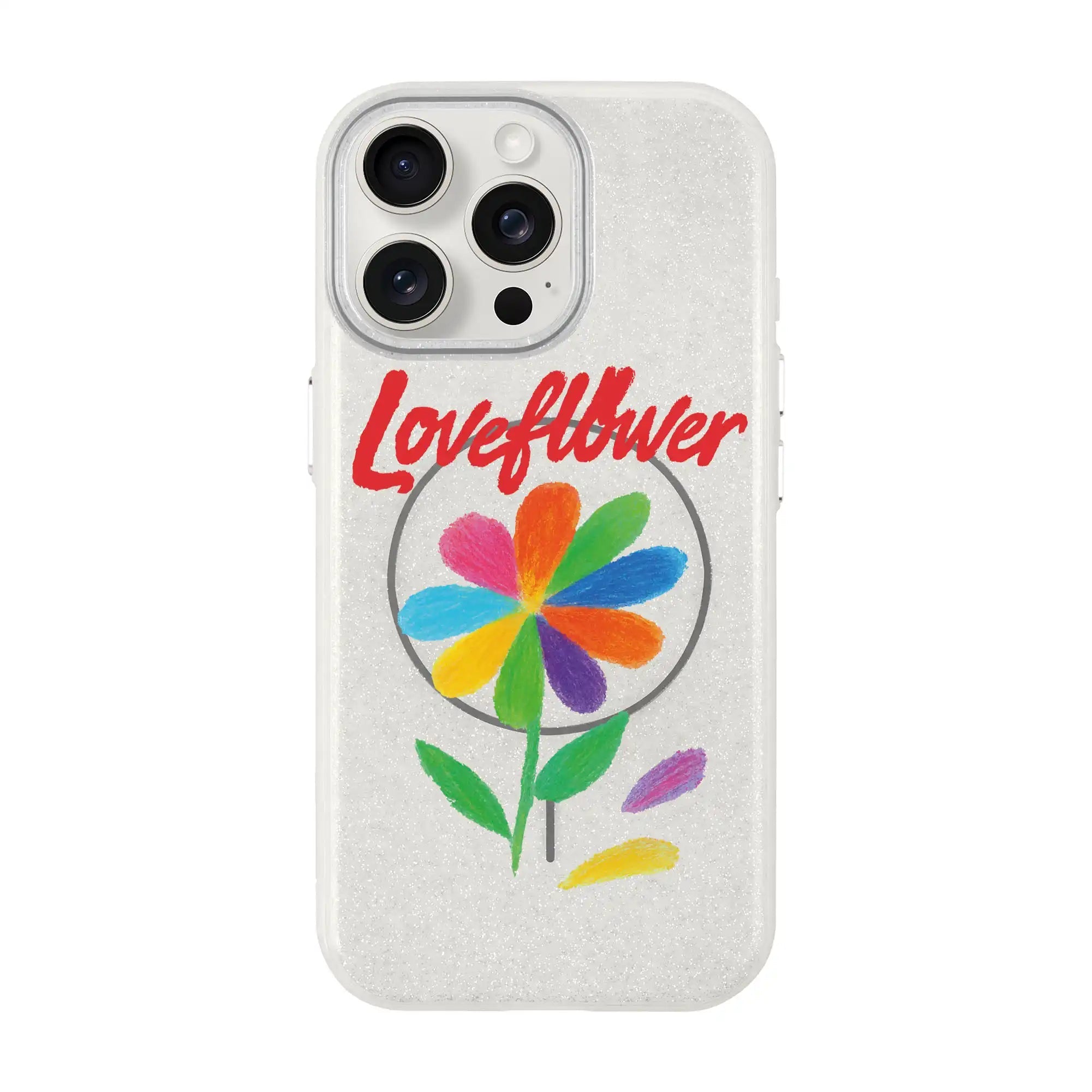 Love Flower-Radiant Kılıf Magsafe Özellikli - Iphone 15 Pro Max