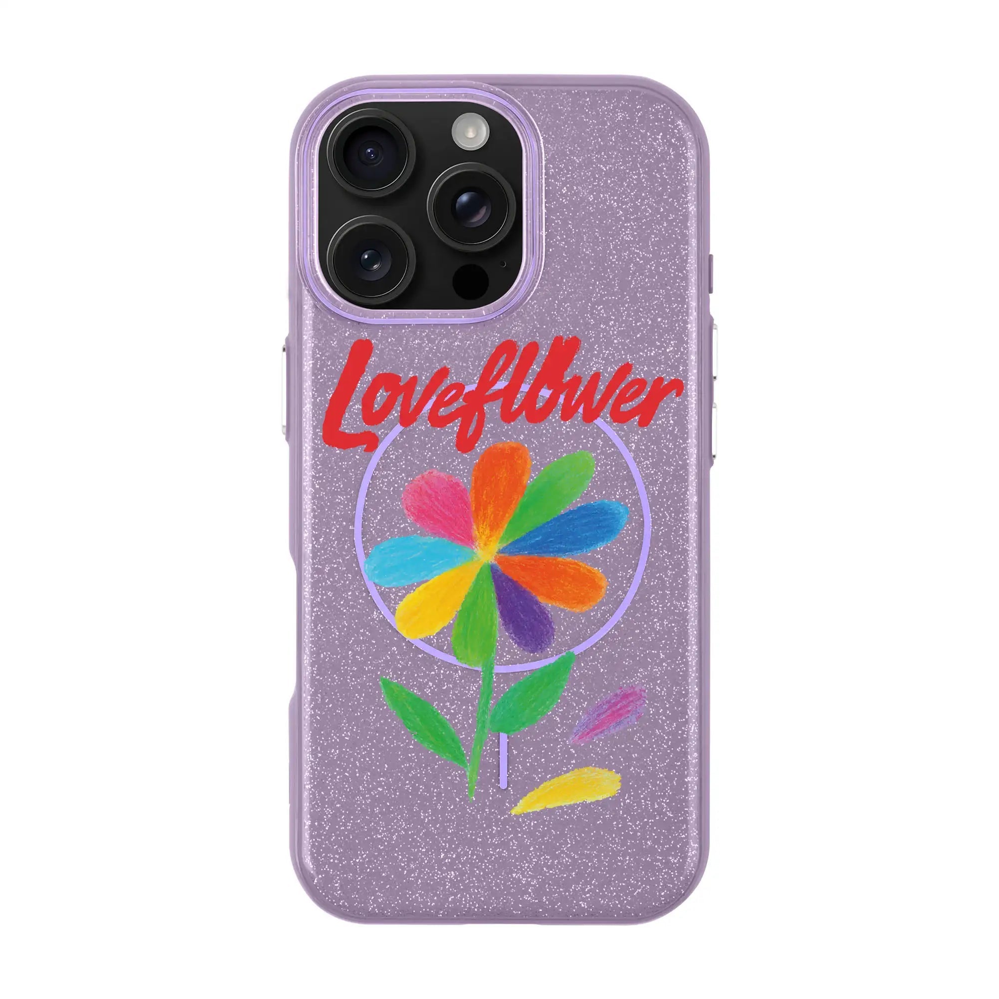 Love Flower-Radiant Kılıf Magsafe Özellikli - Iphone 16 Pro Max