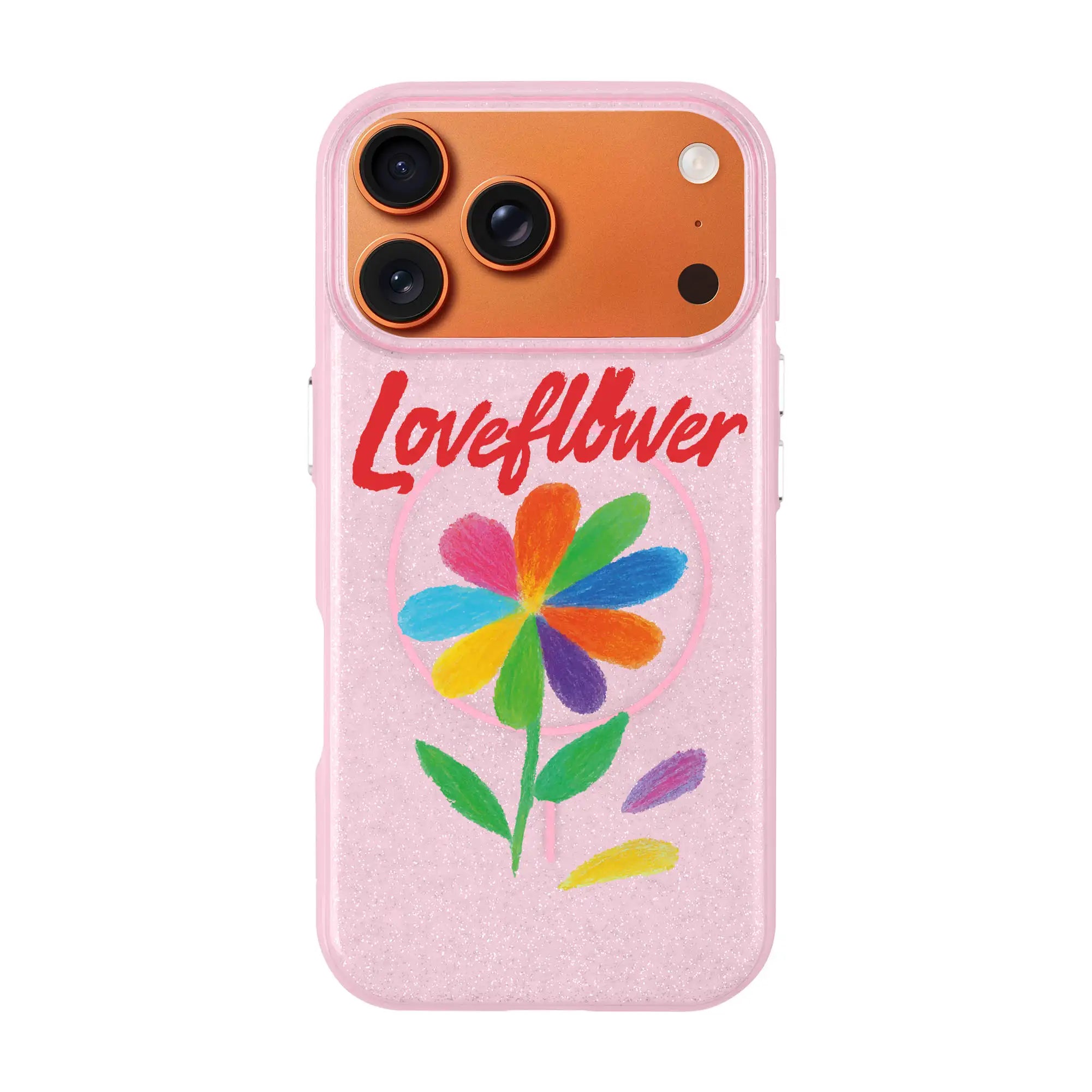 Love Flower-Radiant Kılıf Magsafe Özellikli - Iphone 17 Pro Max