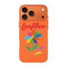 Love Flower-Signature Leather Kılıf Magsafe Özellikli - Iphone 17 Pro