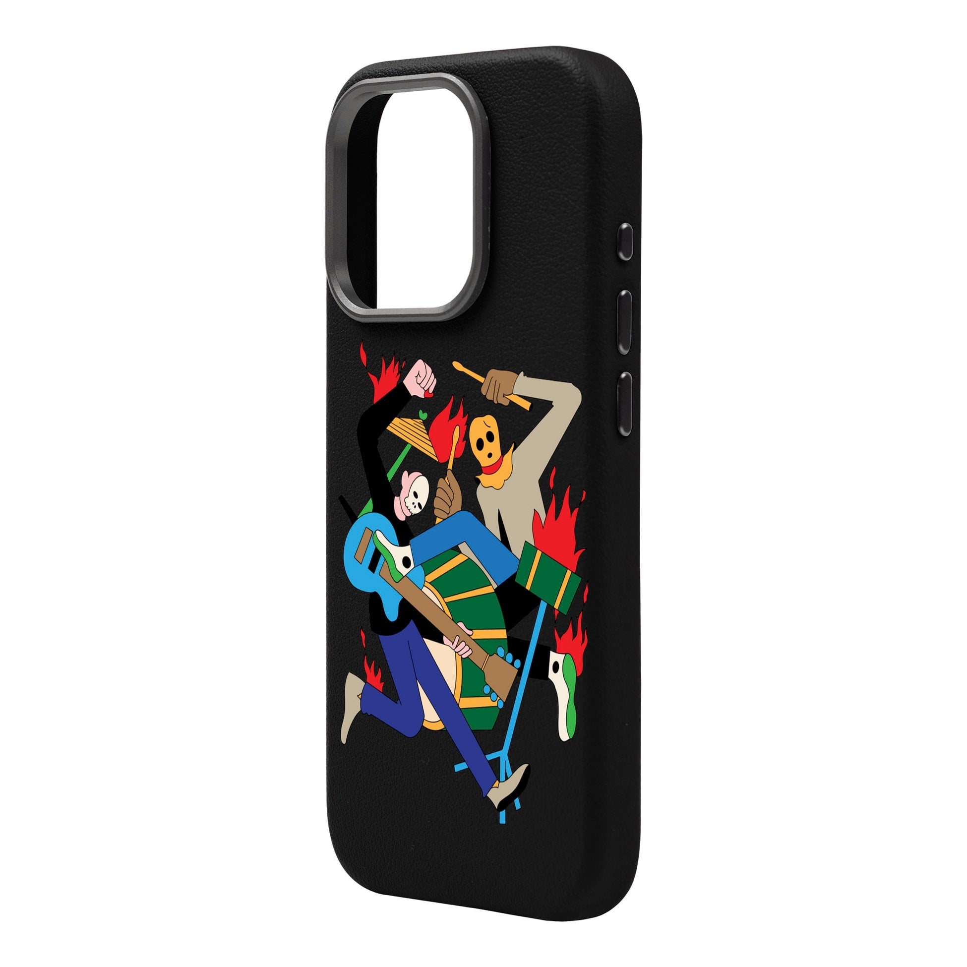 Monster Mash-Leather Premium Kılıf Magsafe Özellikli - Iphone 16 Pro