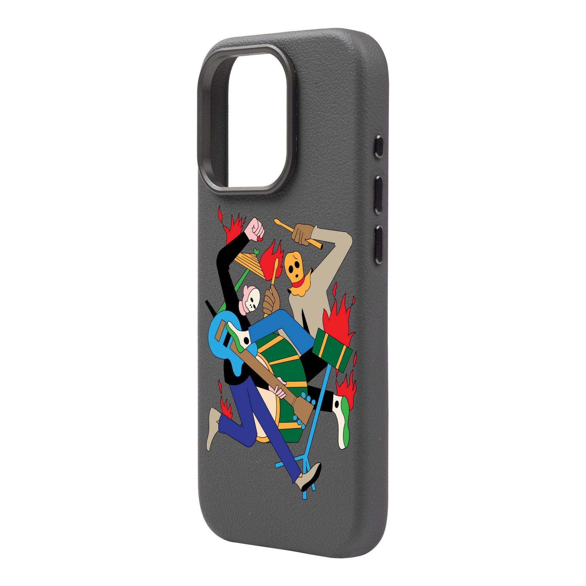 Monster Mash-Leather Premium Kılıf Magsafe Özellikli - Iphone 16 Pro
