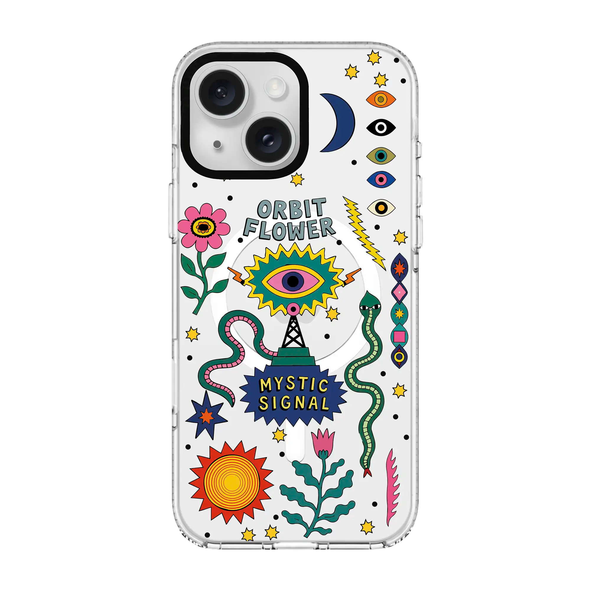 Mystic Signal-Clear Kılıf Magsafe Özellikli - Iphone 15 Plus