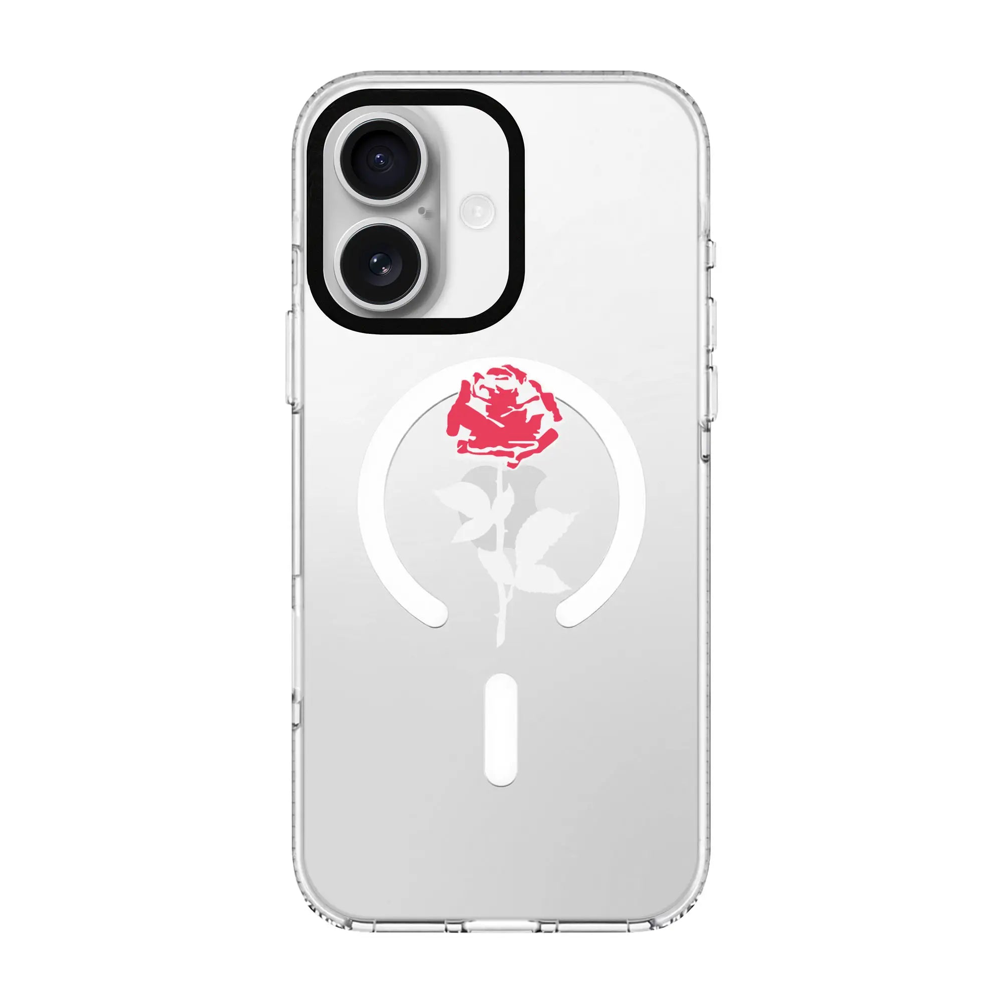 Naturel Rose-Clear Kılıf Magsafe Özellikli - Iphone 16